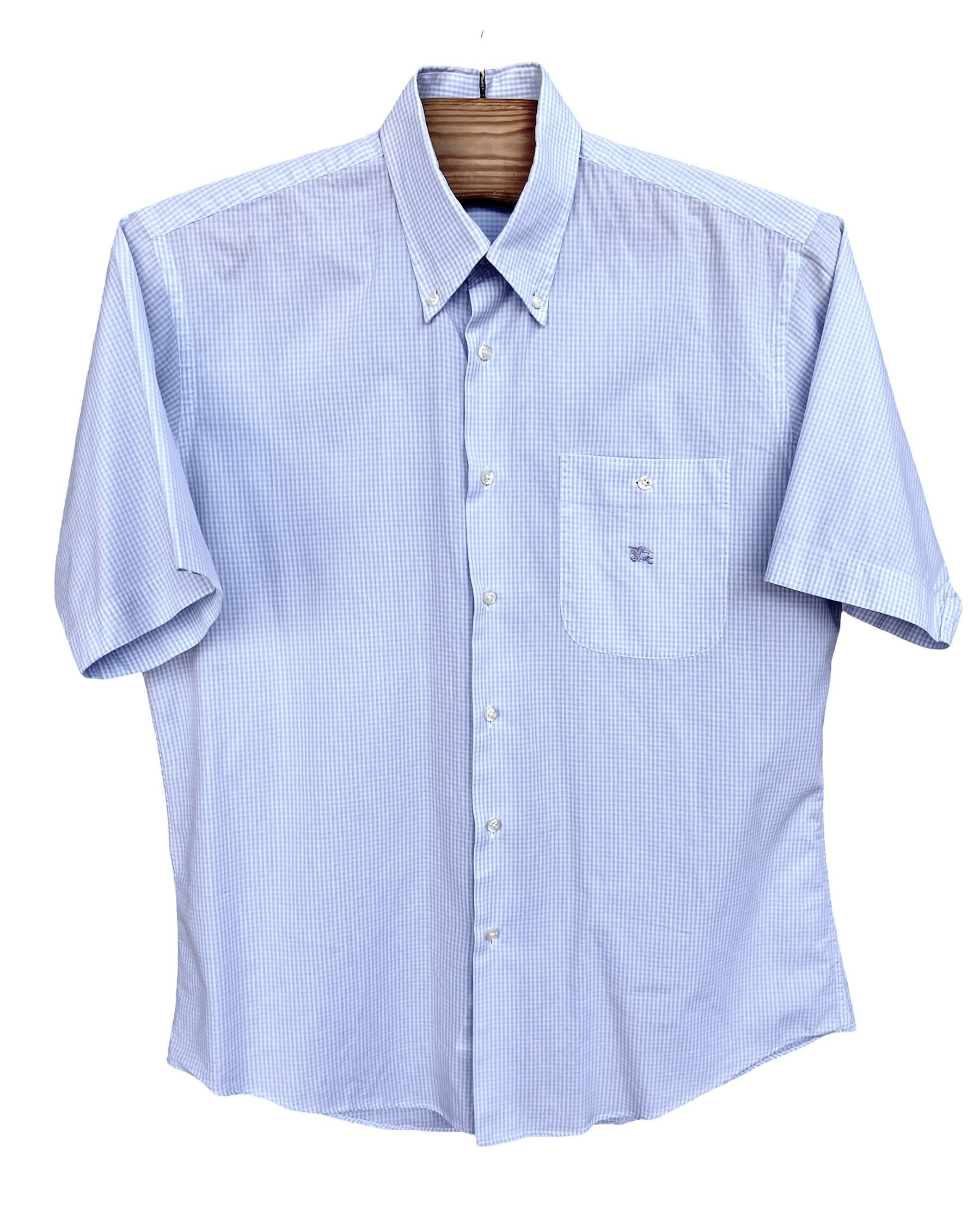 Burberry Burberry summer shirt tshirt size L plaid checkered Size US L / EU 52-54 / 3 - 1 Thumbnail