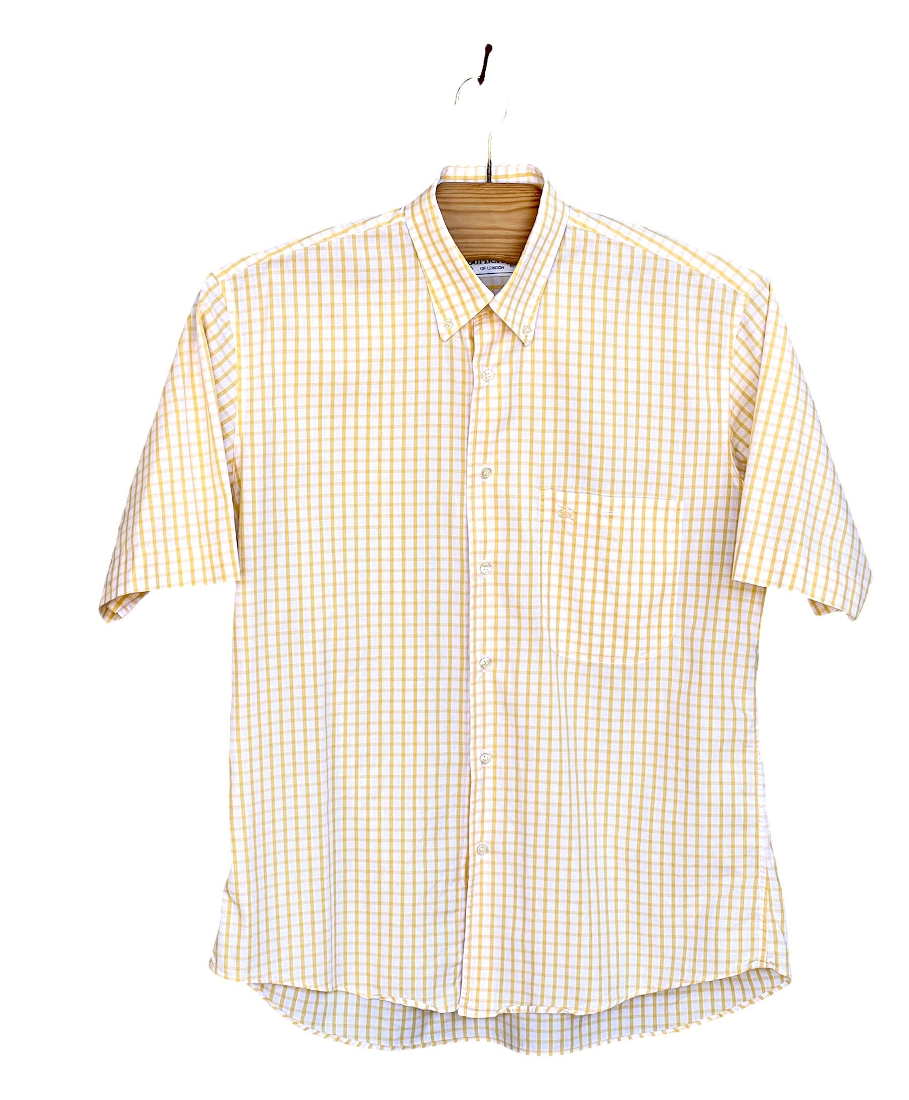 🔥 Plaid Burberrys summer shirt short sleeve Tshirt size L