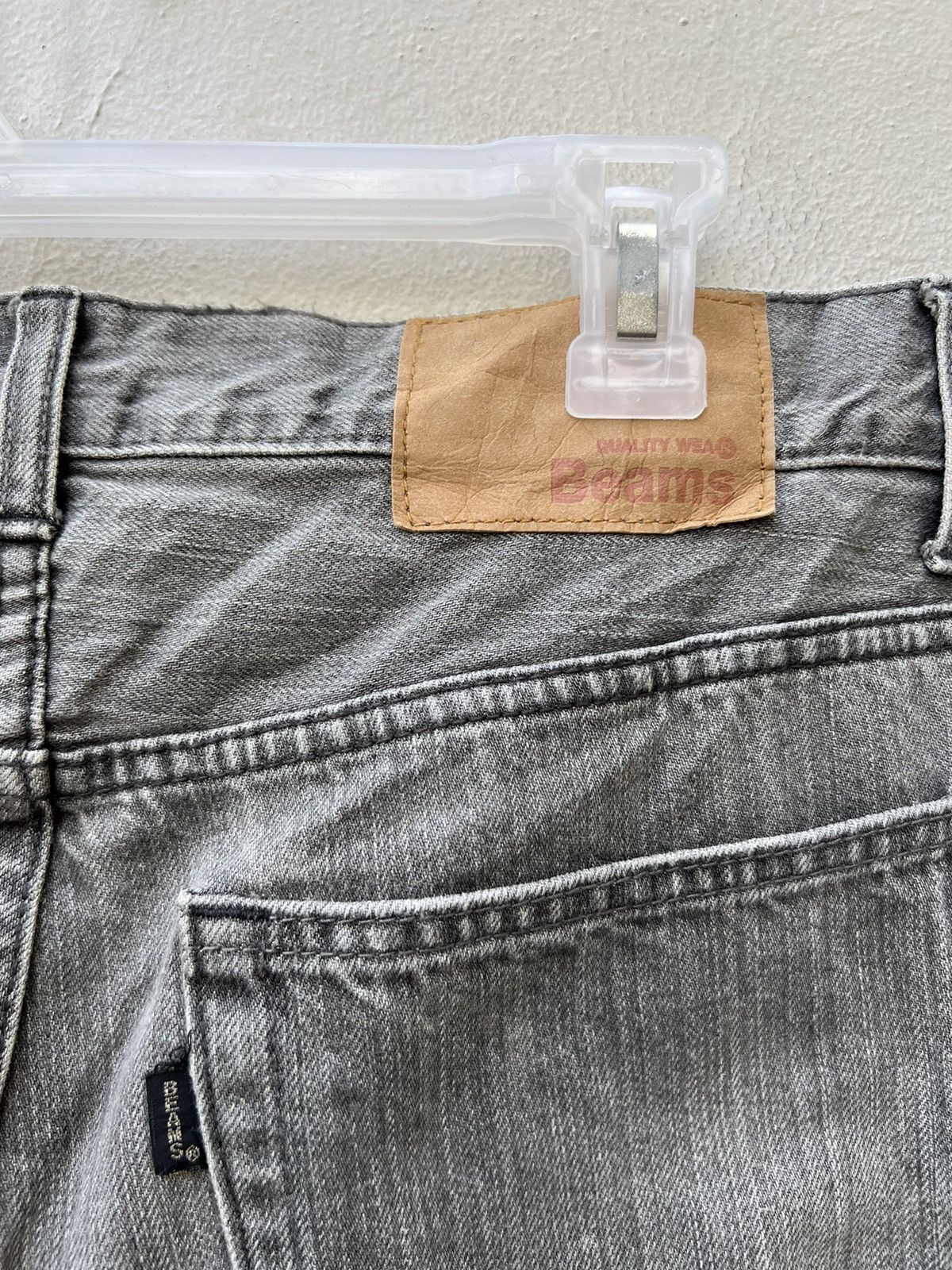 Beams Plus Beams Japan Faded Black Denim Jeans Size US 31 - 15 Thumbnail