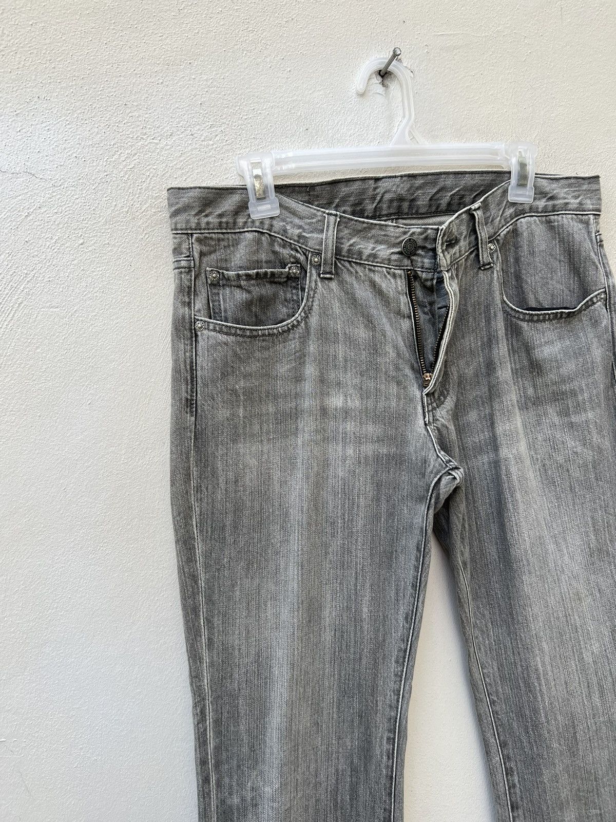 Beams Plus Beams Japan Faded Black Denim Jeans Size US 31 - 5 Thumbnail
