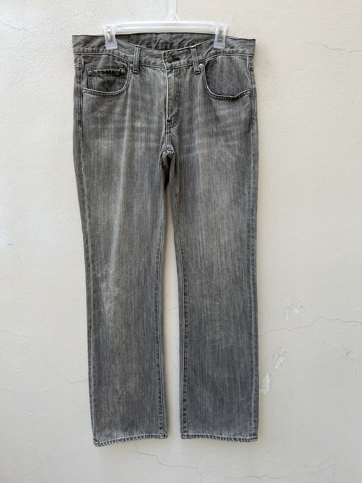Beams Plus Beams Japan Faded Black Denim Jeans Size US 31 - 3 Thumbnail