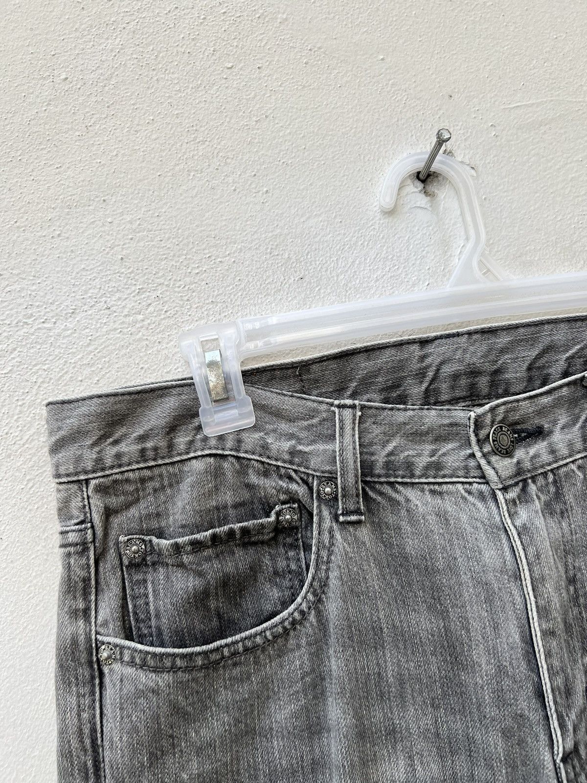 Beams Plus Beams Japan Faded Black Denim Jeans Size US 31 - 4 Thumbnail