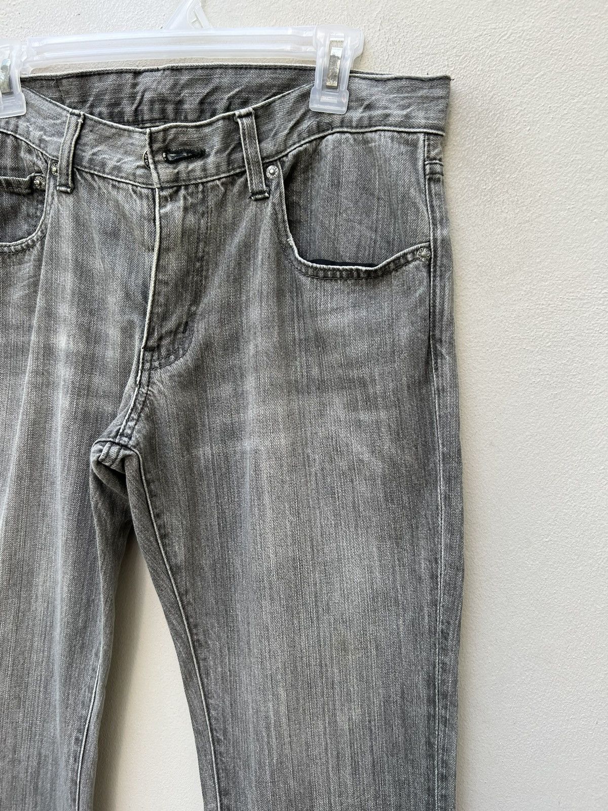Beams Plus Beams Japan Faded Black Denim Jeans Size US 31 - 8 Thumbnail