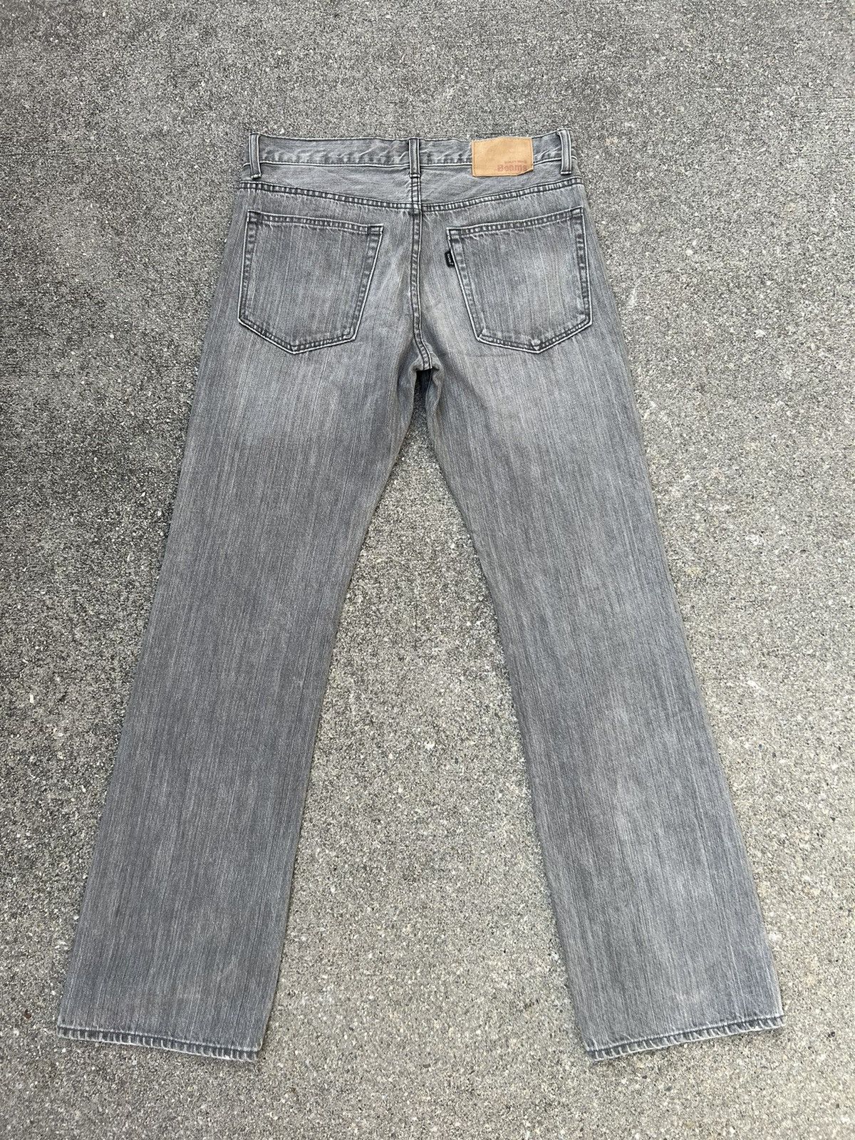 Beams Plus Beams Japan Faded Black Denim Jeans Size US 31 - 2 Thumbnail