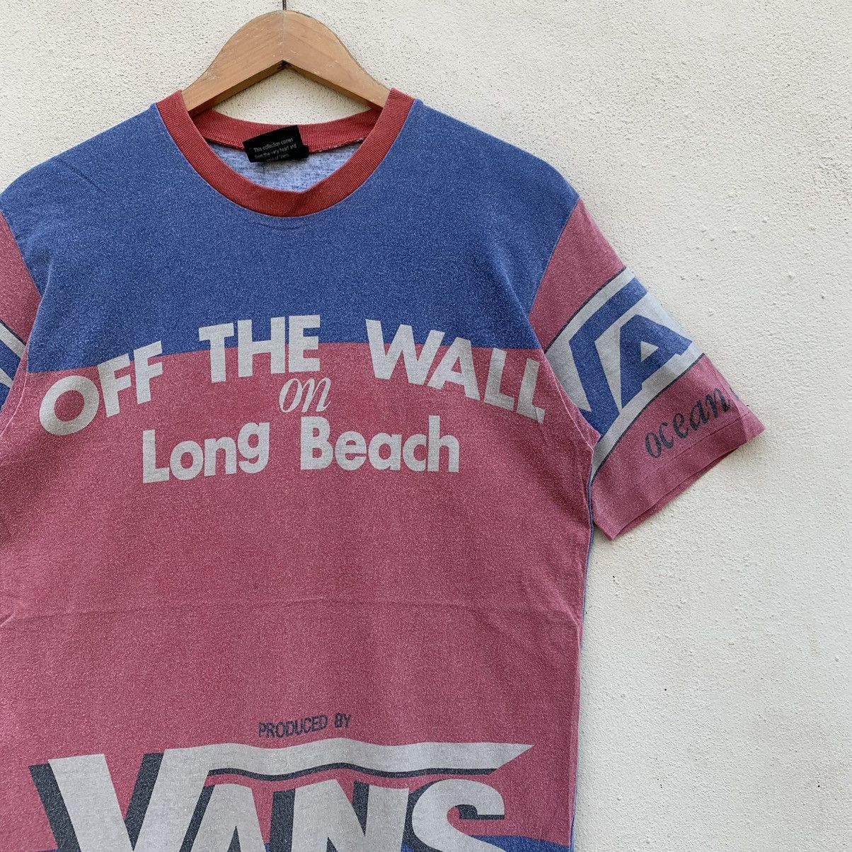 Vans × Vintage RARE‼️Vintage VANS OFF THE WALL USA FULLPRINT T-shirt Size US M / EU 48-50 / 2 - 3 Thumbnail