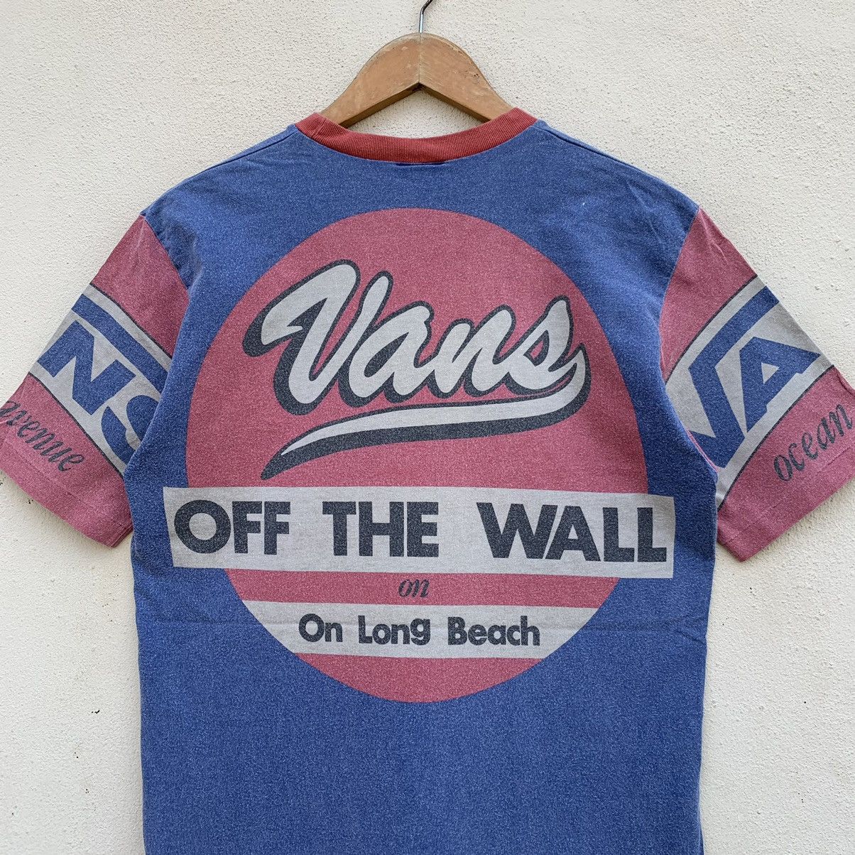 Vans × Vintage RARE‼️Vintage VANS OFF THE WALL USA FULLPRINT T-shirt Size US M / EU 48-50 / 2 - 7 Thumbnail