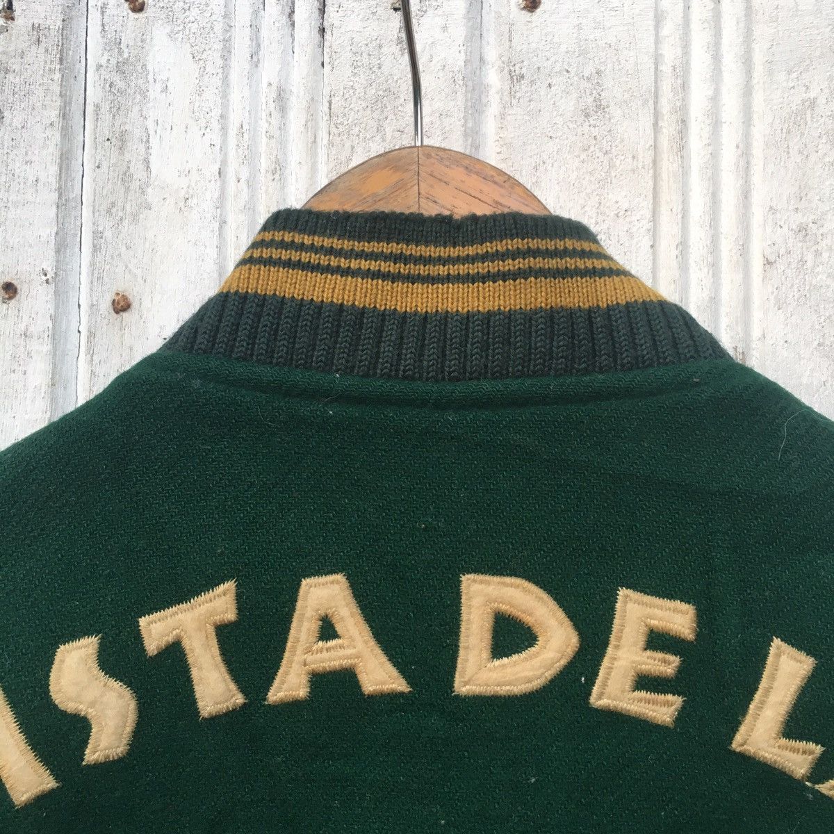 Japanese Brand × Vintage Vintage Conquista De La Moda Mens Bigi Varsity Leather Size US L / EU 52-54 / 3 - 15 Thumbnail