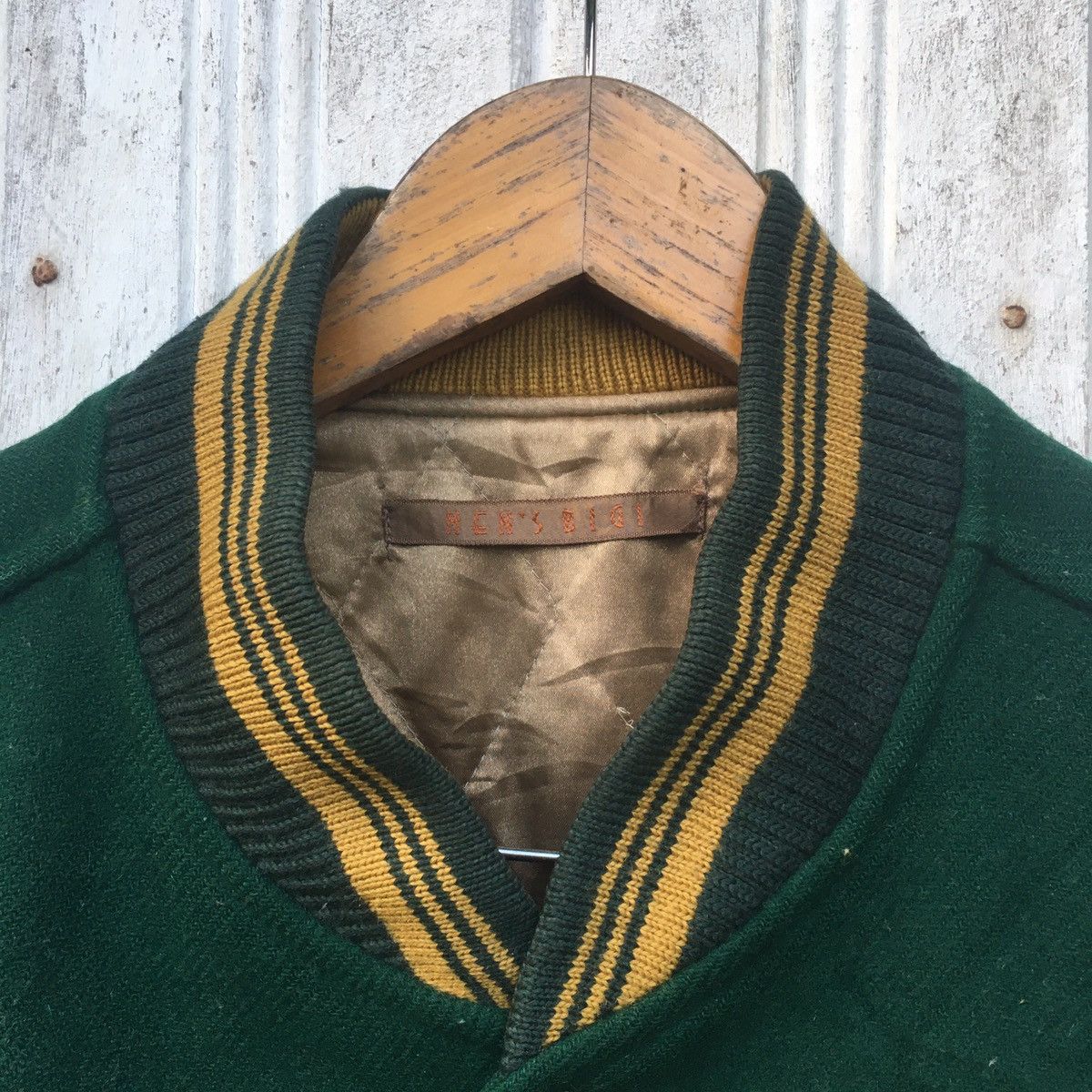 Japanese Brand × Vintage Vintage Conquista De La Moda Mens Bigi Varsity Leather Size US L / EU 52-54 / 3 - 6 Thumbnail