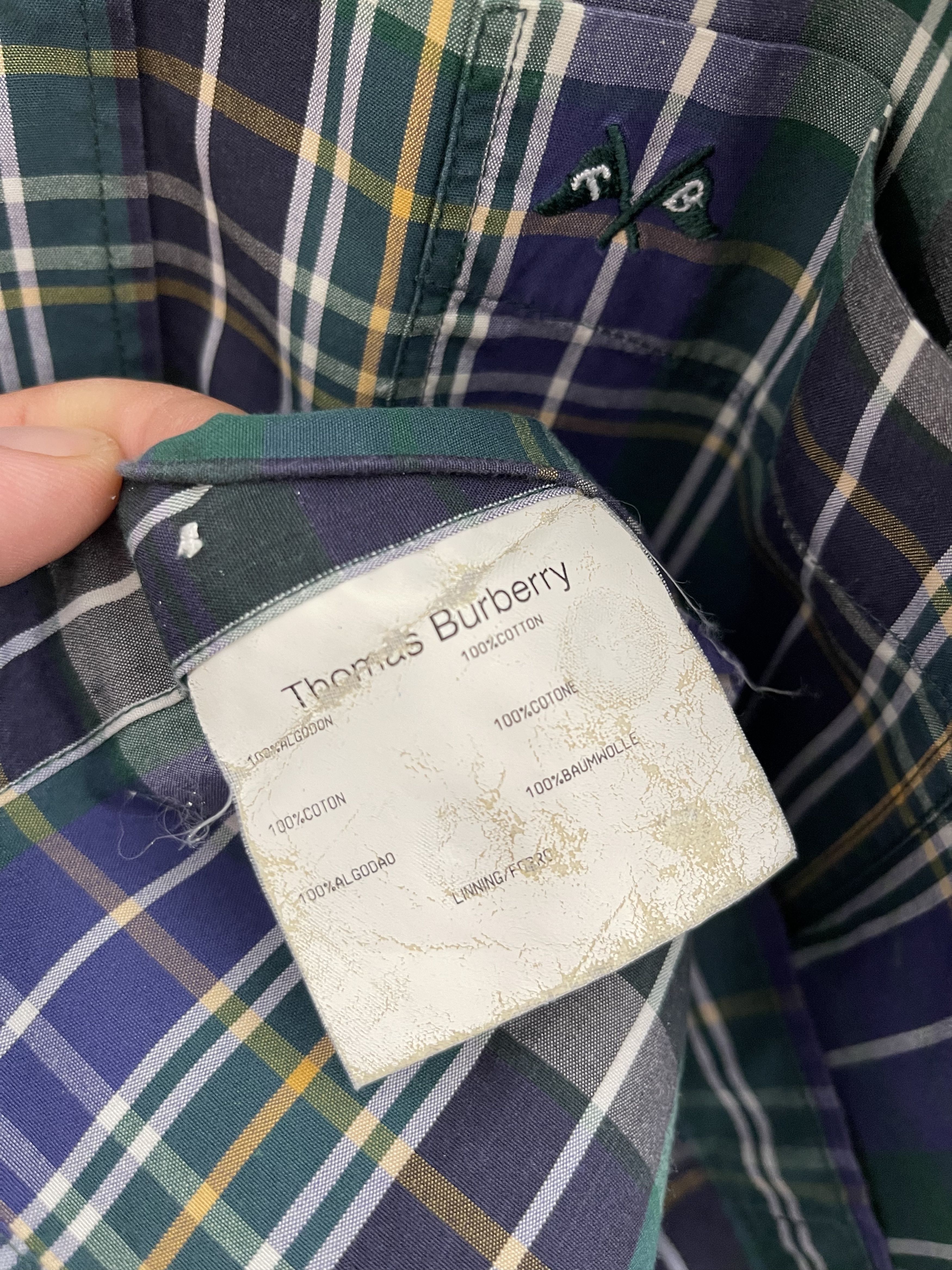 Burberry 🔥 Burberry TB plaid shirt multicolored size xl Size US XL / EU 56 / 4 - 4 Thumbnail