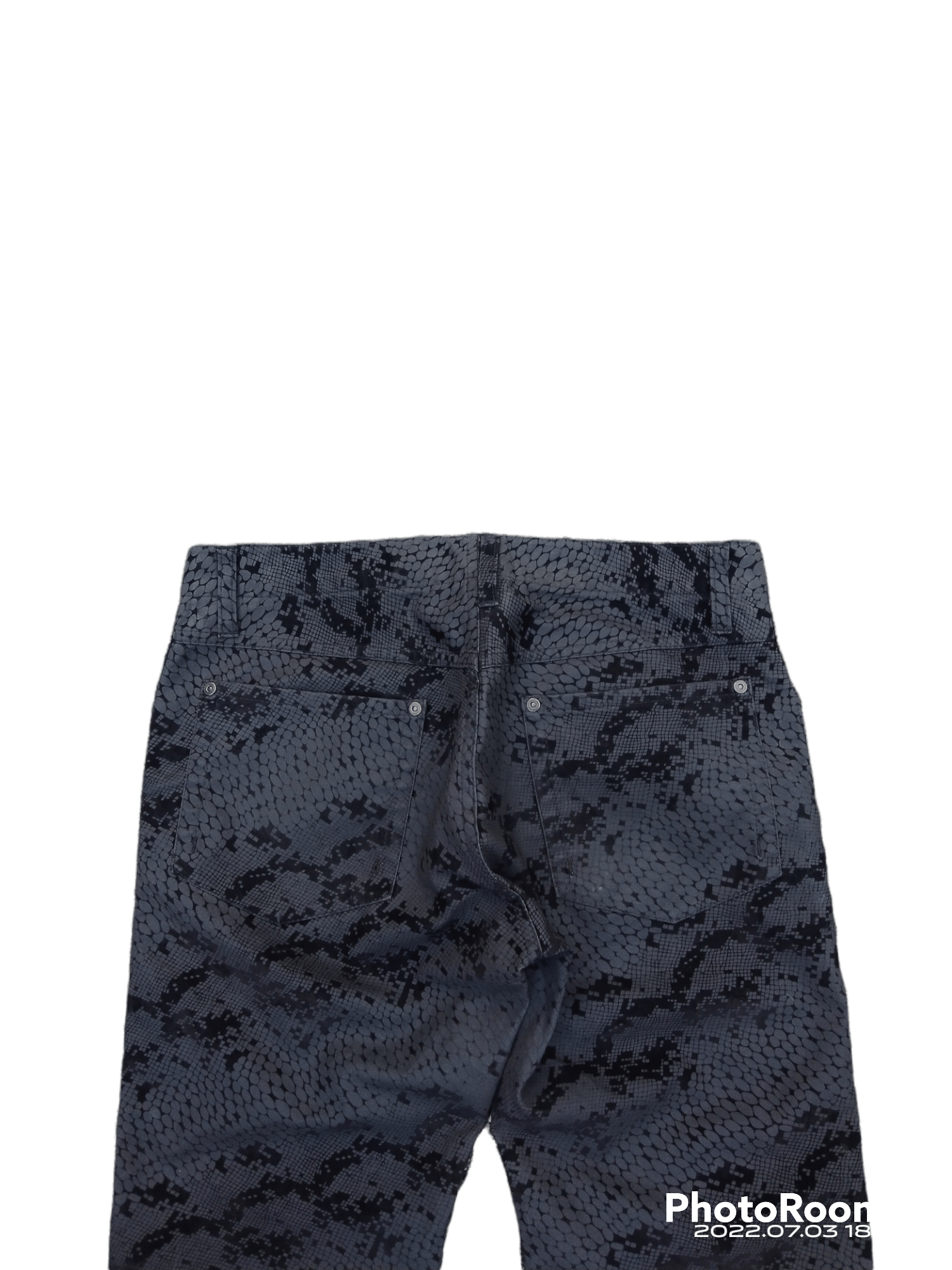 JUN MEN DIGITAL SNAKE SKIN PRINTED JUNMEN DENIM PANTS Size US 29 - 4 Thumbnail