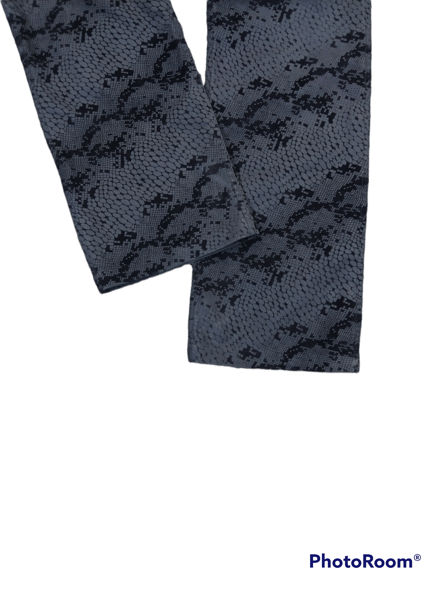 JUN MEN DIGITAL SNAKE SKIN PRINTED JUNMEN DENIM PANTS Size US 29 - 5 Thumbnail