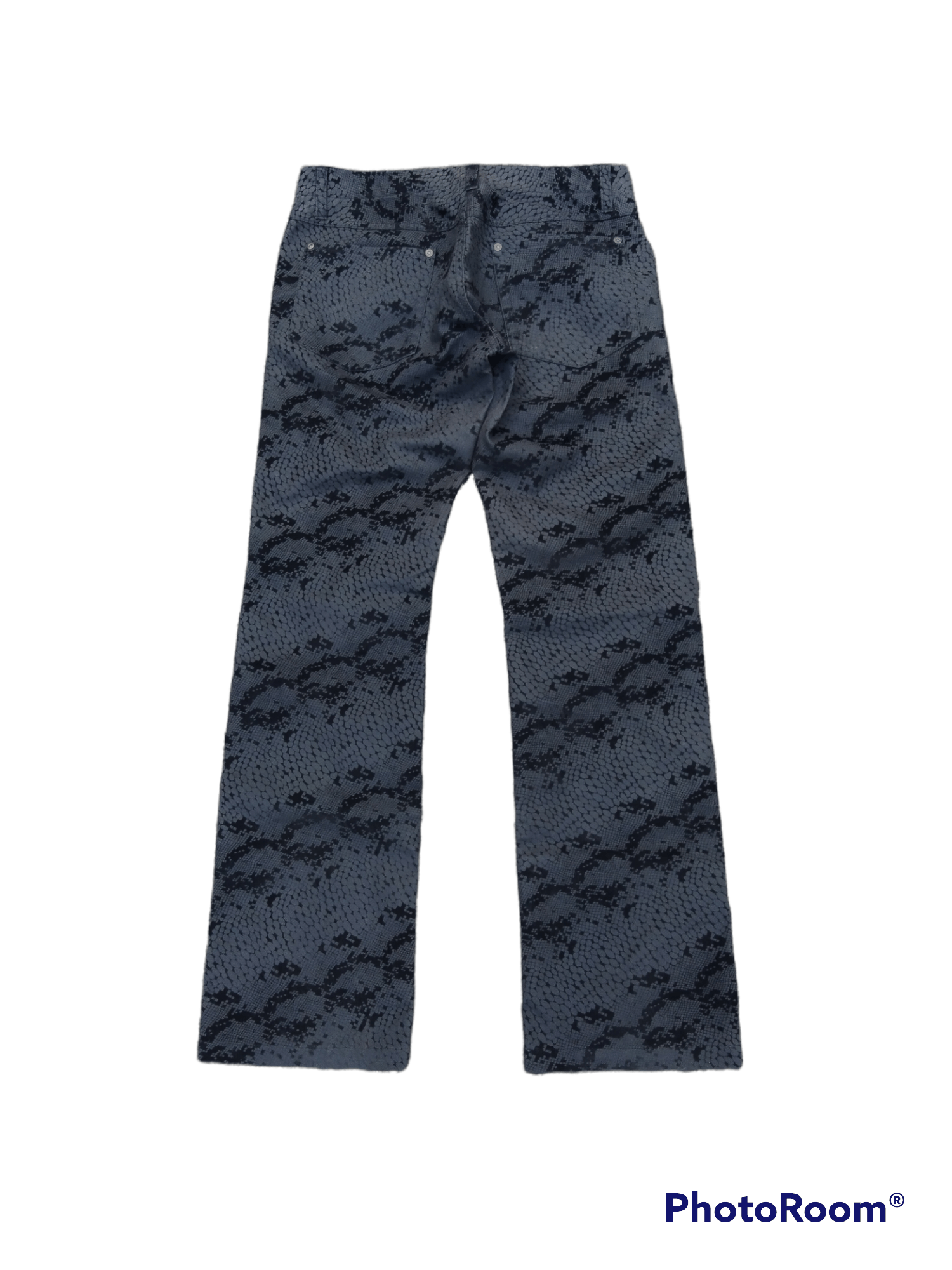 JUN MEN DIGITAL SNAKE SKIN PRINTED JUNMEN DENIM PANTS Size US 29 - 2 Thumbnail