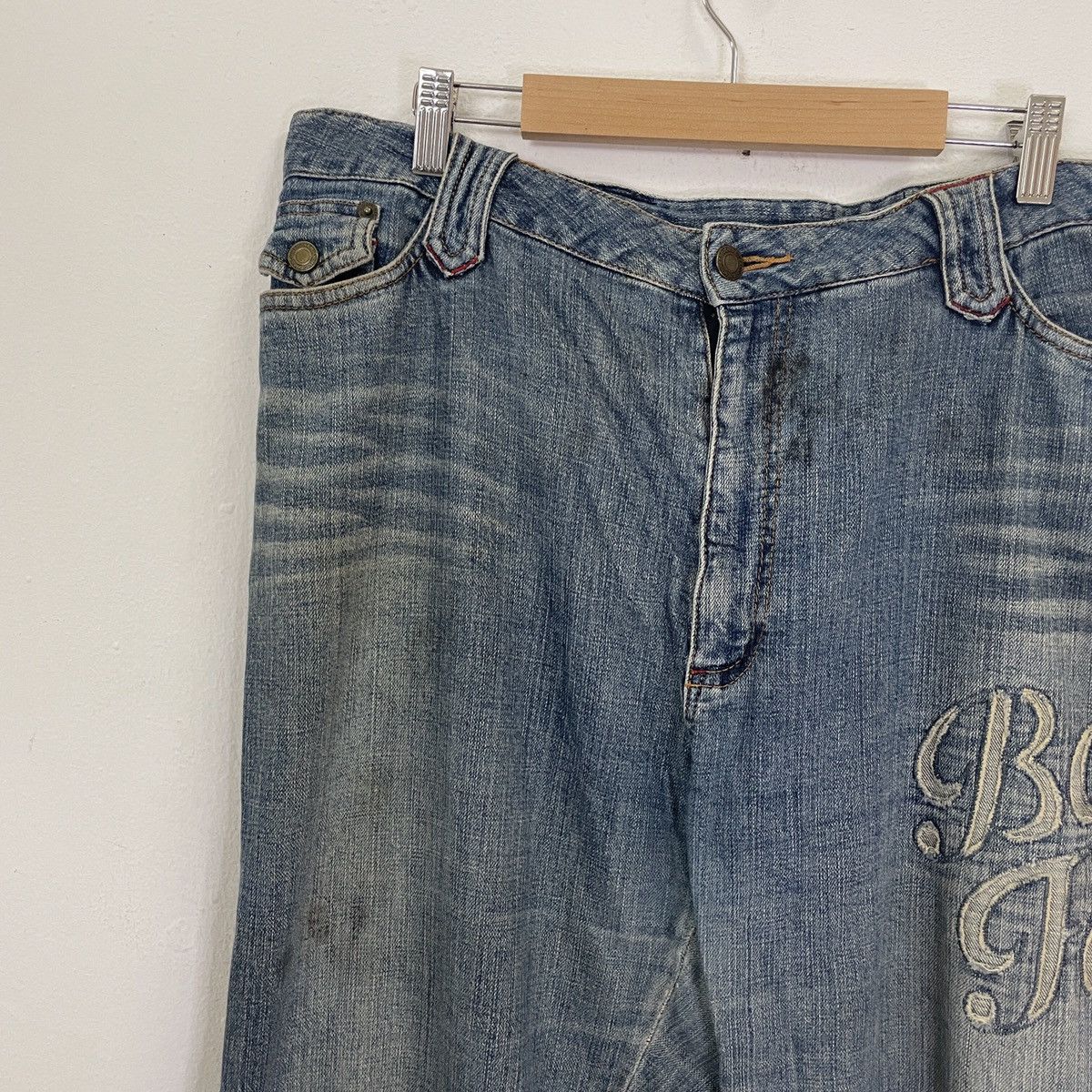 Japanese Brand Vintage Back Forth Denim Jeans Size US 40 / EU 56 - 3 Thumbnail