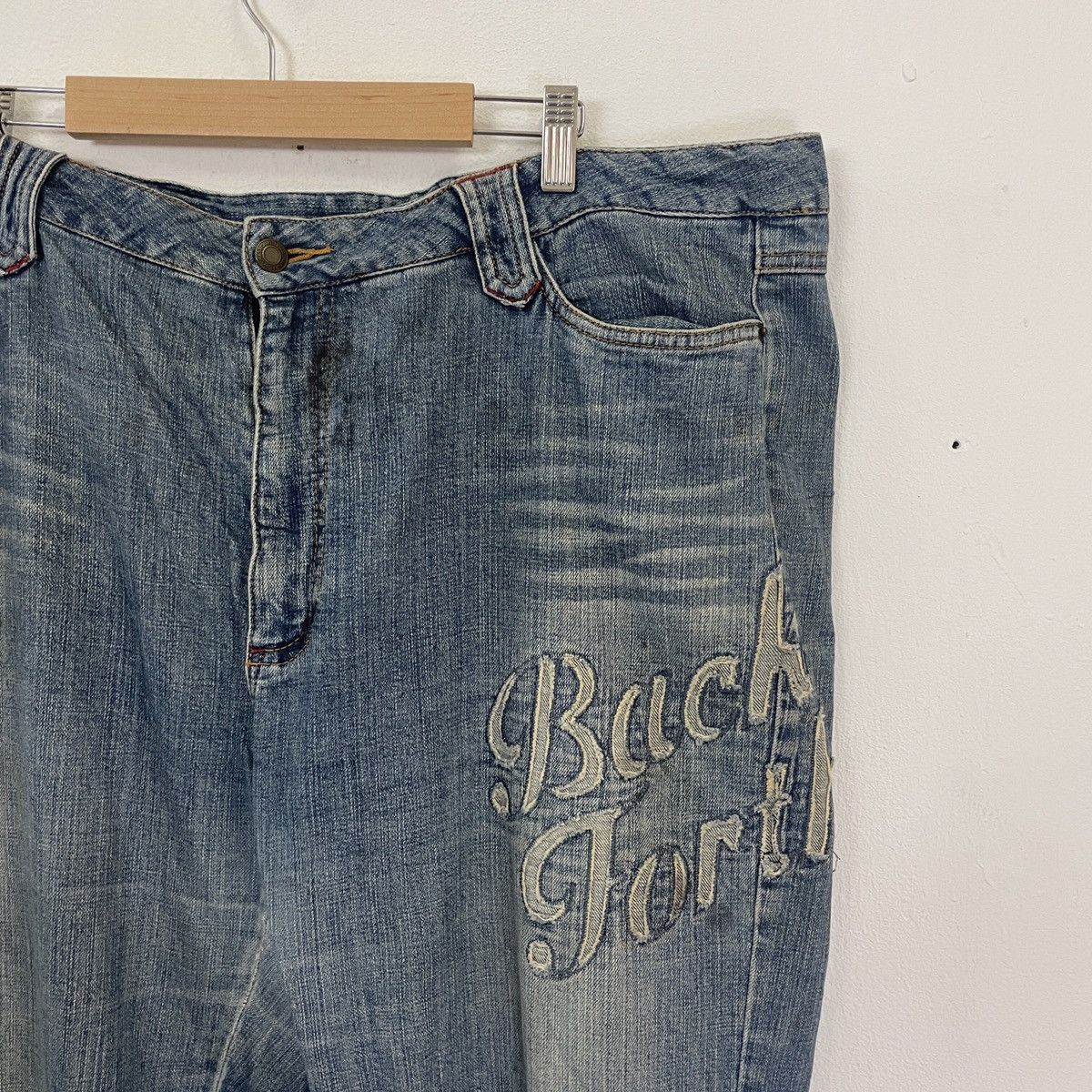 Japanese Brand Vintage Back Forth Denim Jeans Size US 40 / EU 56 - 2 Thumbnail