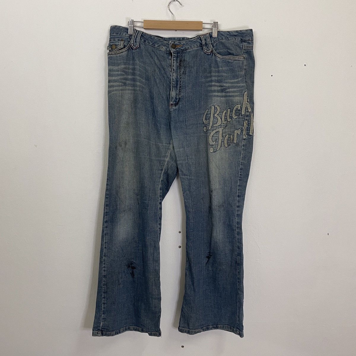 Japanese Brand Vintage Back Forth Denim Jeans Size US 40 / EU 56 - 1 Thumbnail