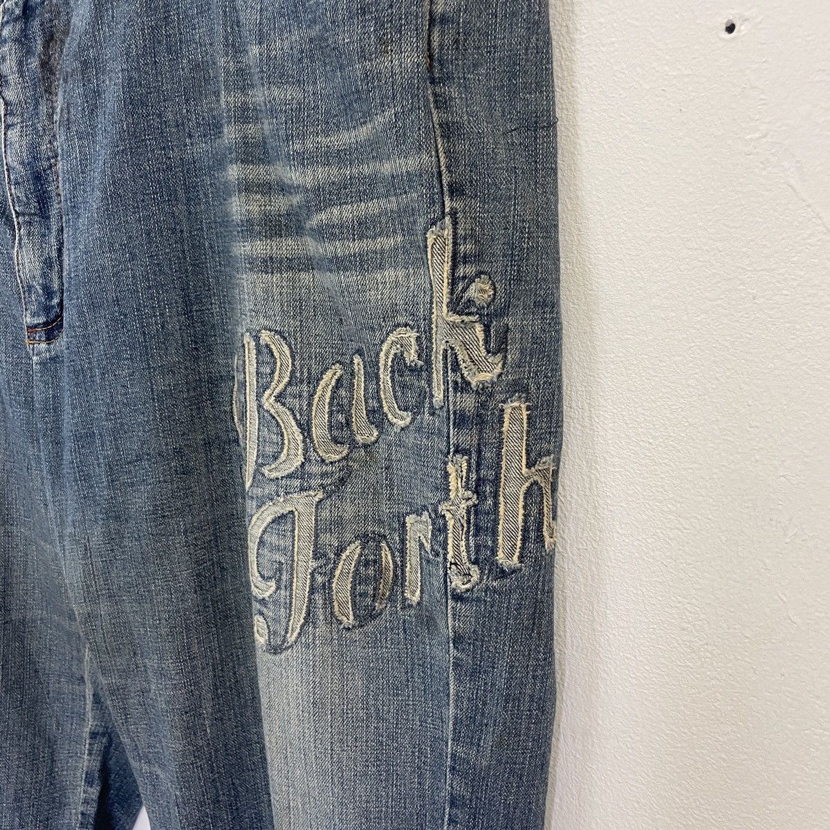 Japanese Brand Vintage Back Forth Denim Jeans Size US 40 / EU 56 - 5 Thumbnail