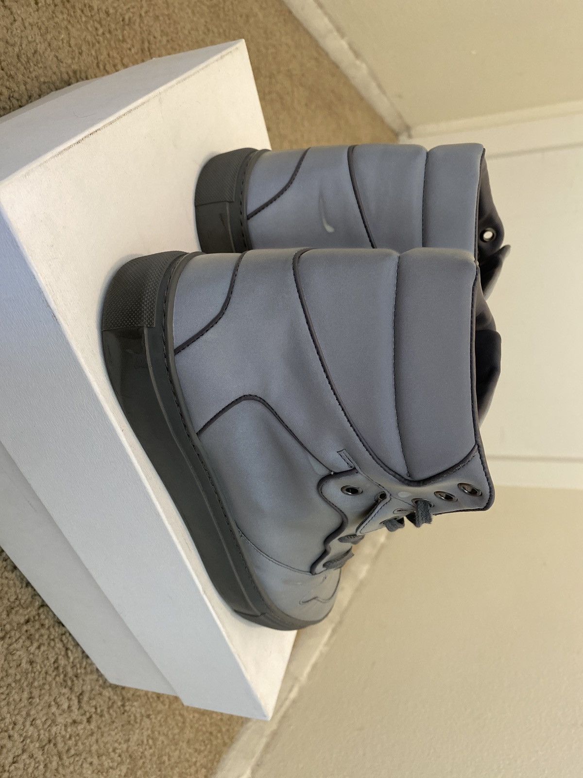 Balenciaga Balenciaga 3M Reflective High Top Sneakers Size US 9 / EU 42 - 6 Thumbnail