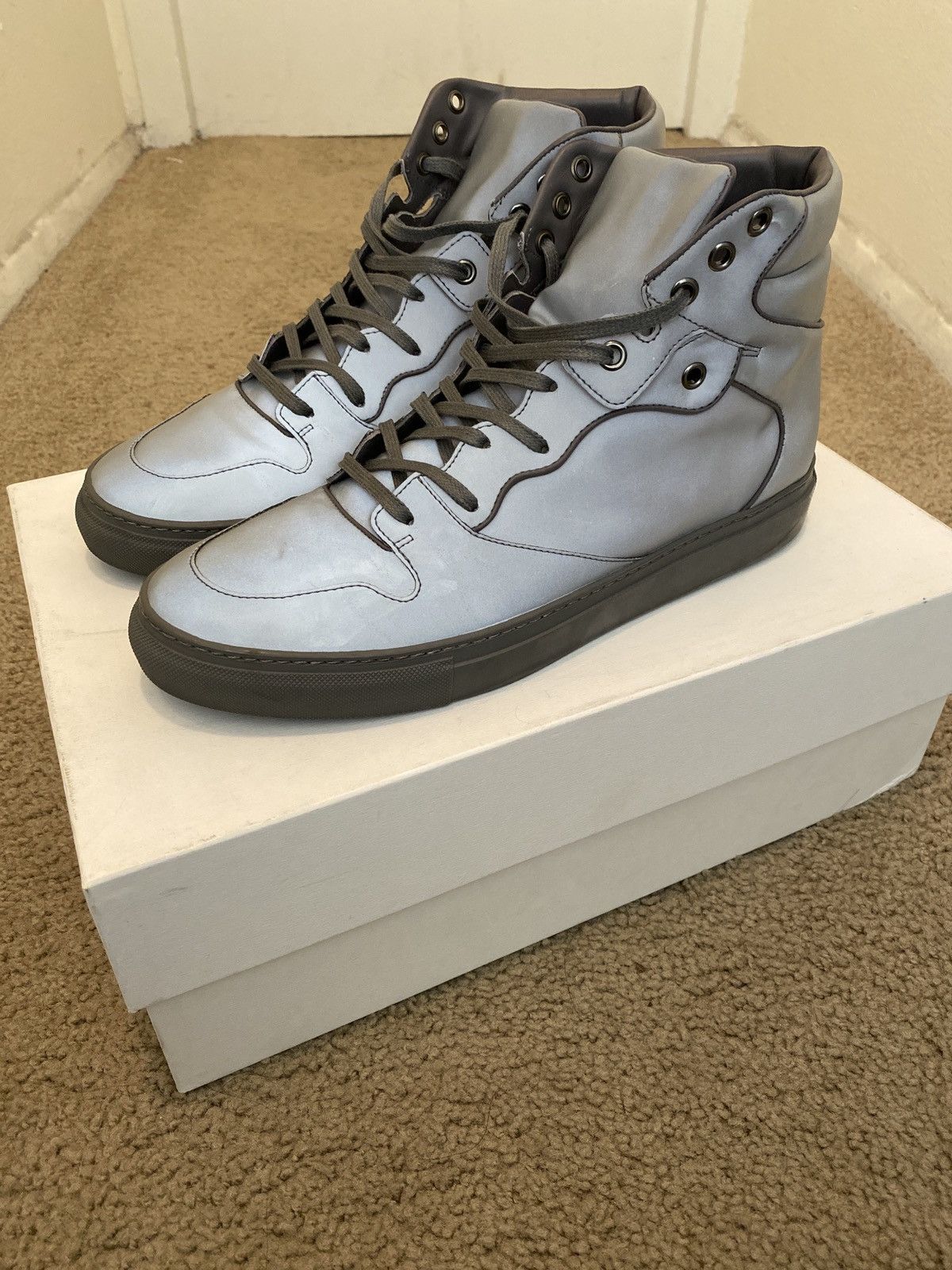 Balenciaga Balenciaga 3M Reflective High Top Sneakers Size US 9 / EU 42 - 3 Thumbnail