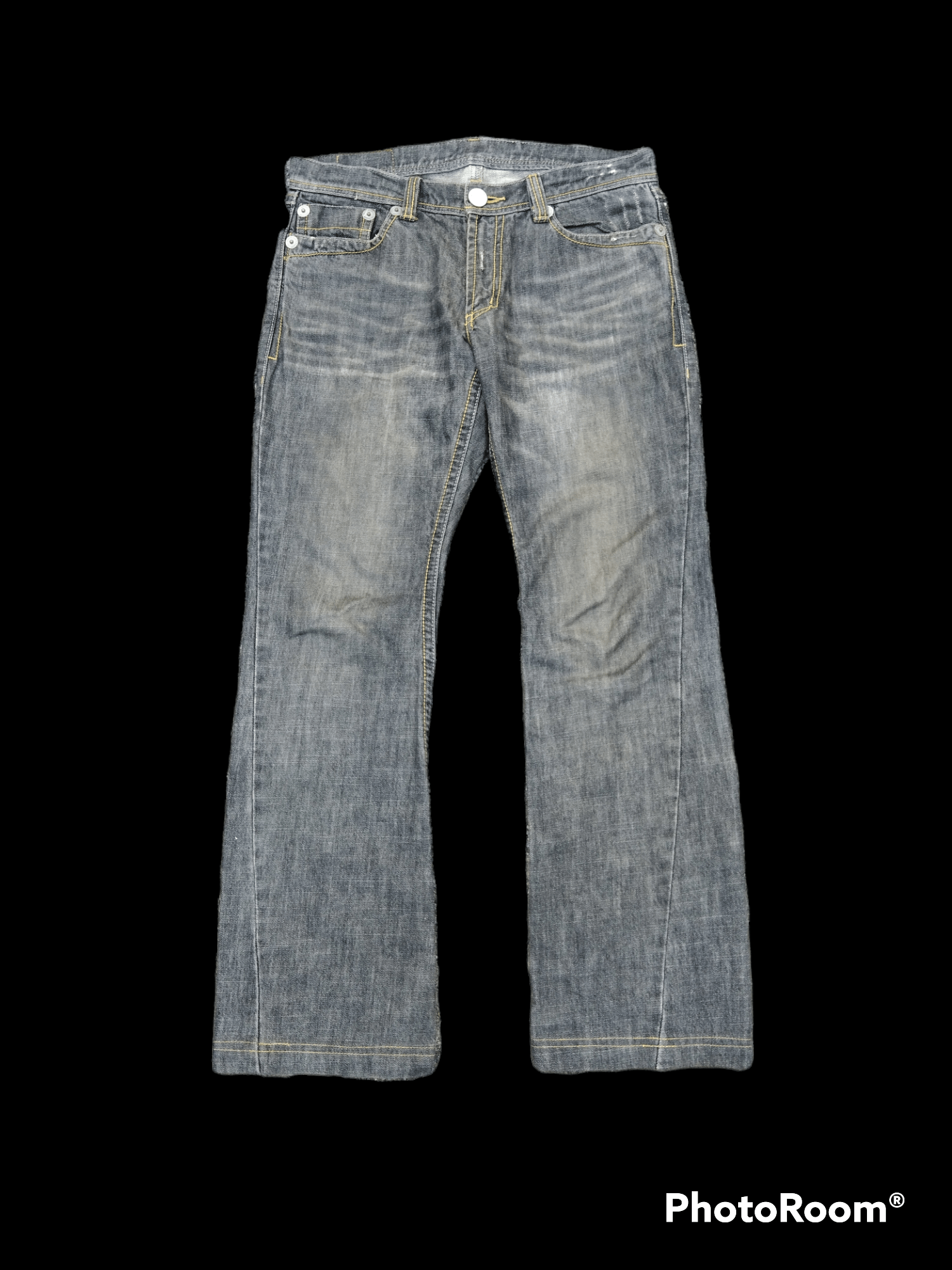 FLRED TWIST🔥DISTRESSED COMME CA DENIM PANTS