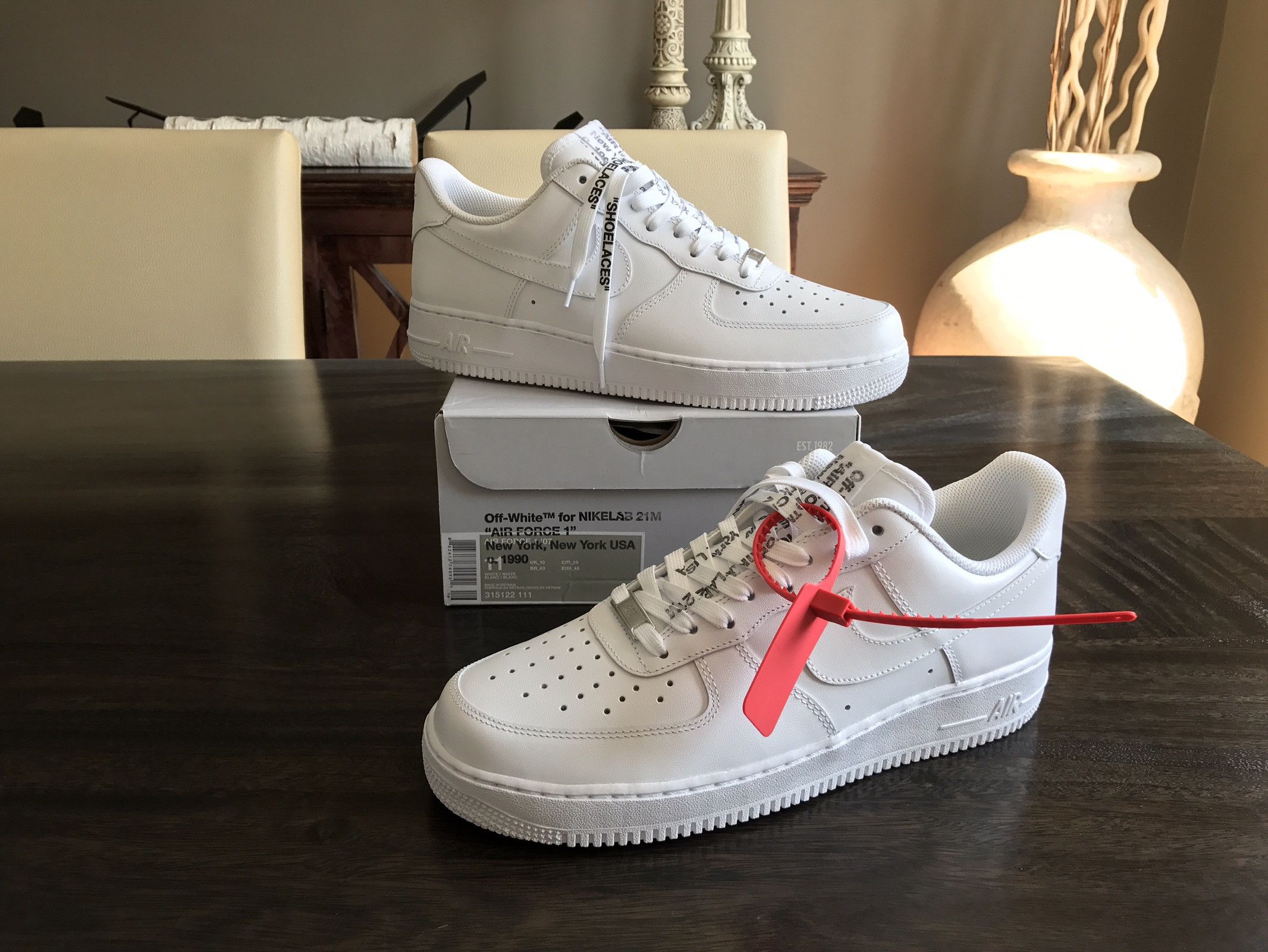 Off white air store force 1 extra credit