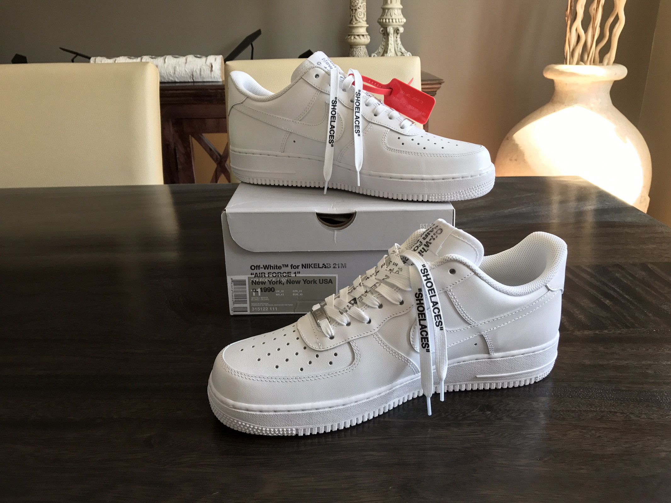 Off white air hot sale force 1 extra credit