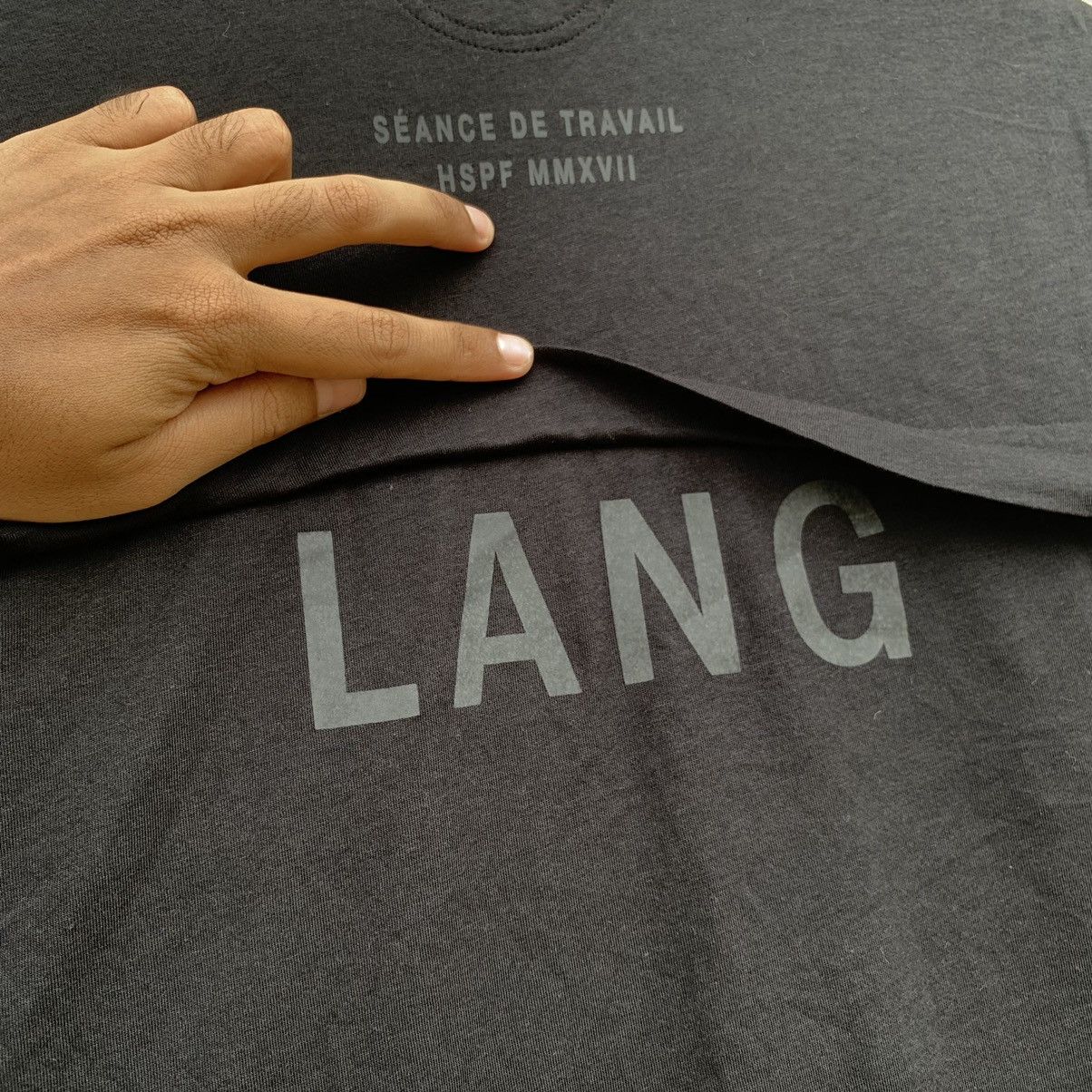 Helmut Lang HELMUT LANG NICE DESIGN T-SHIRT Size US S / EU 44-46 / 1 - 11 Thumbnail