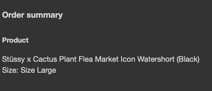 Cactus Plant Flea Market × Stussy STÜSSY & CPFM ICON WATERSHORT Size US 34 / EU 50 - 5 Thumbnail