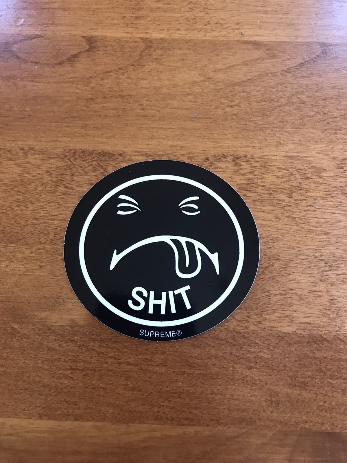 Supreme Shit Sticker Black Size ONE SIZE - 1 Preview