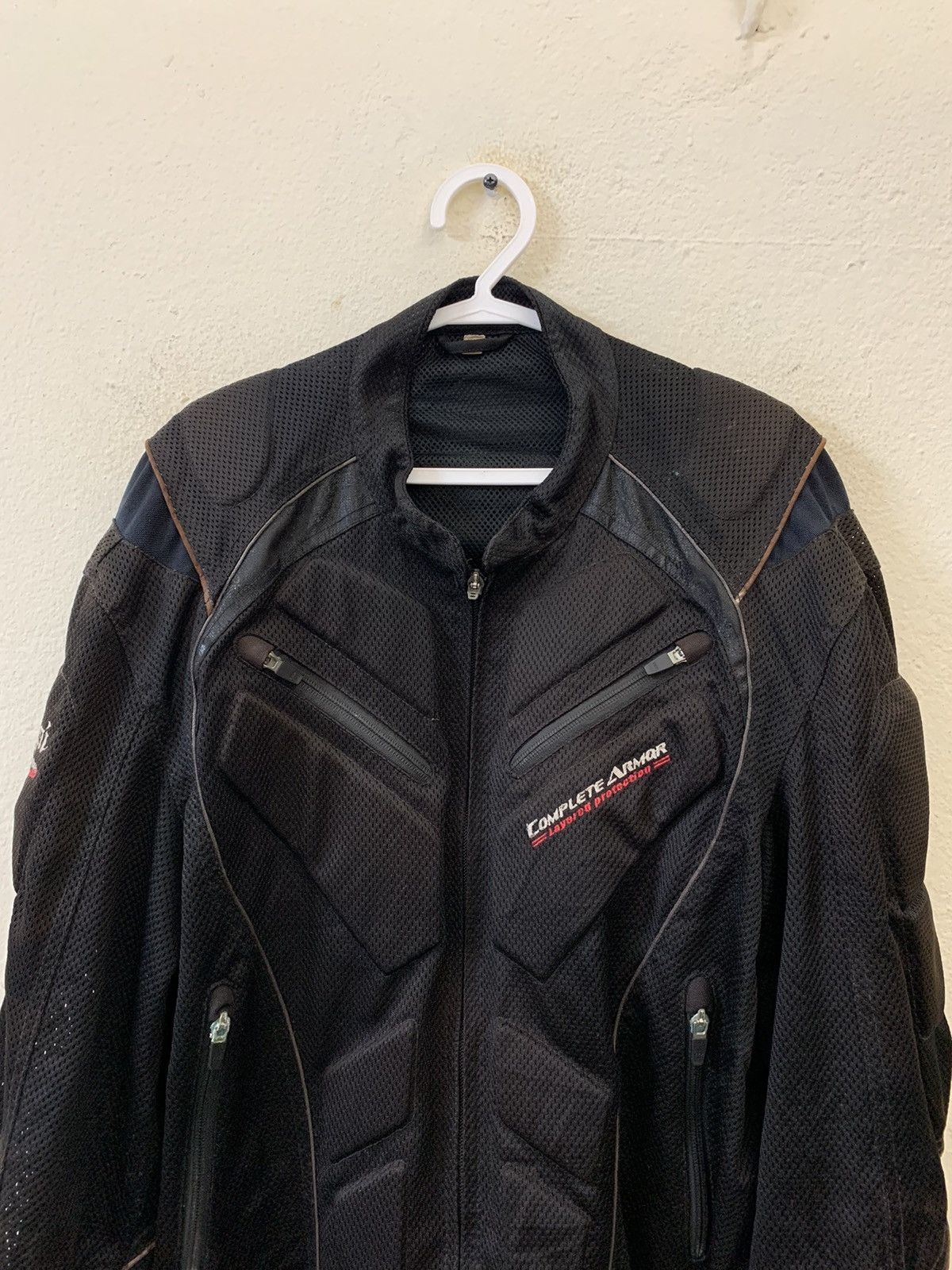 Japanese Brand Nankai Biker Racing Absorbent/Hard Guard Pad Mesh Jacket Size US L / EU 52-54 / 3 - 4 Thumbnail