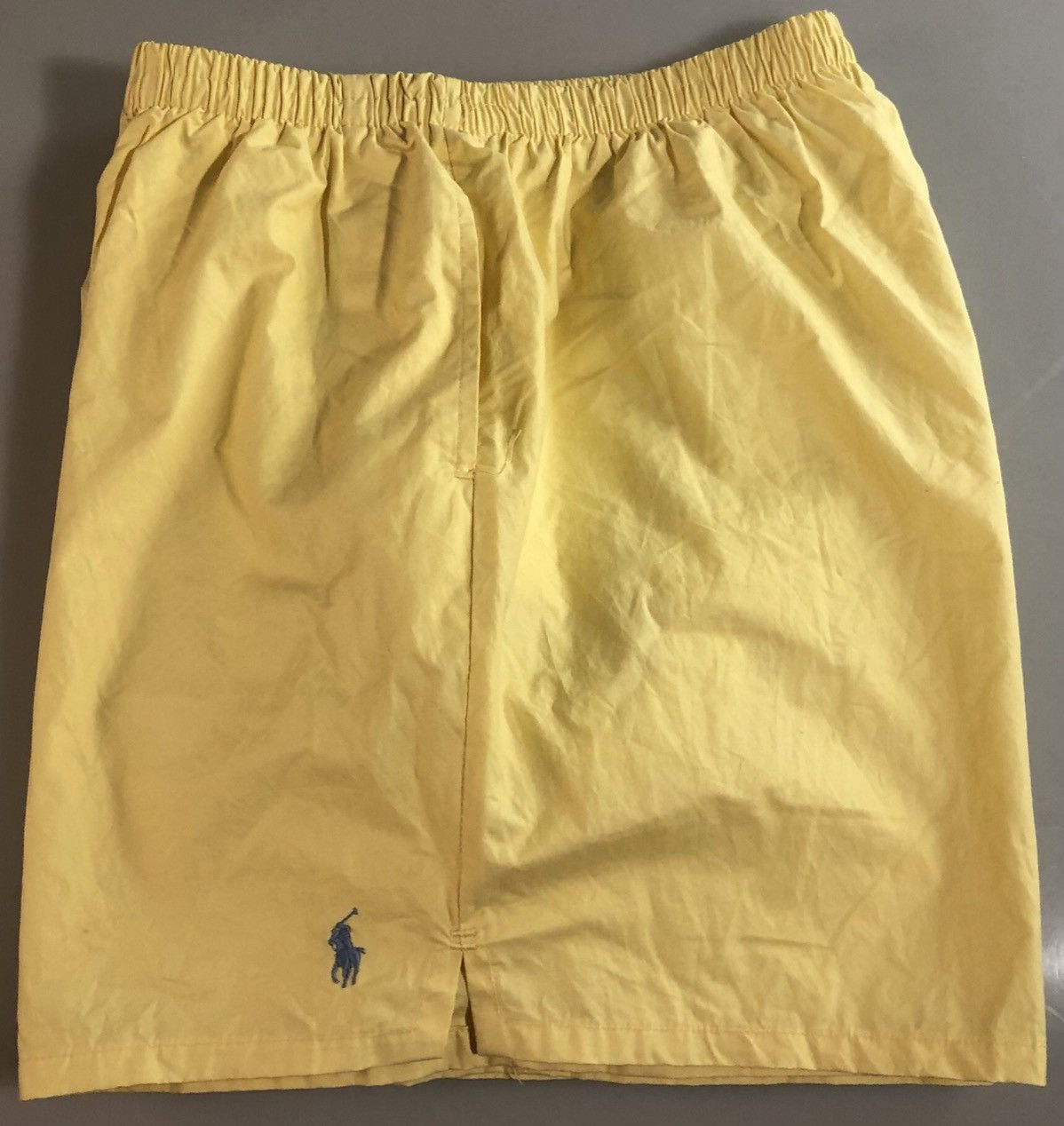 Polo Ralph Lauren Polo Ralph Lauren 🇺🇸 Vintage 80s yellow blue pony swimmers L Size US 34 / EU 50 - 5 Thumbnail