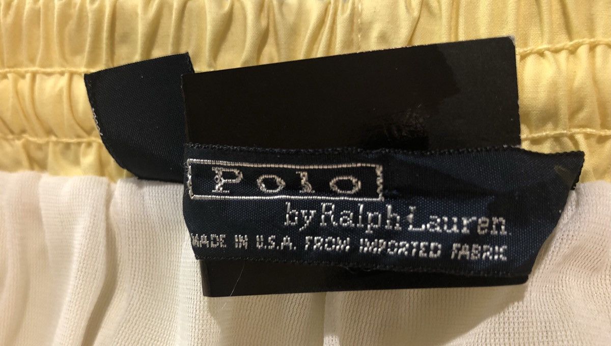 Polo Ralph Lauren Polo Ralph Lauren 🇺🇸 Vintage 80s yellow blue pony swimmers L Size US 34 / EU 50 - 2 Thumbnail