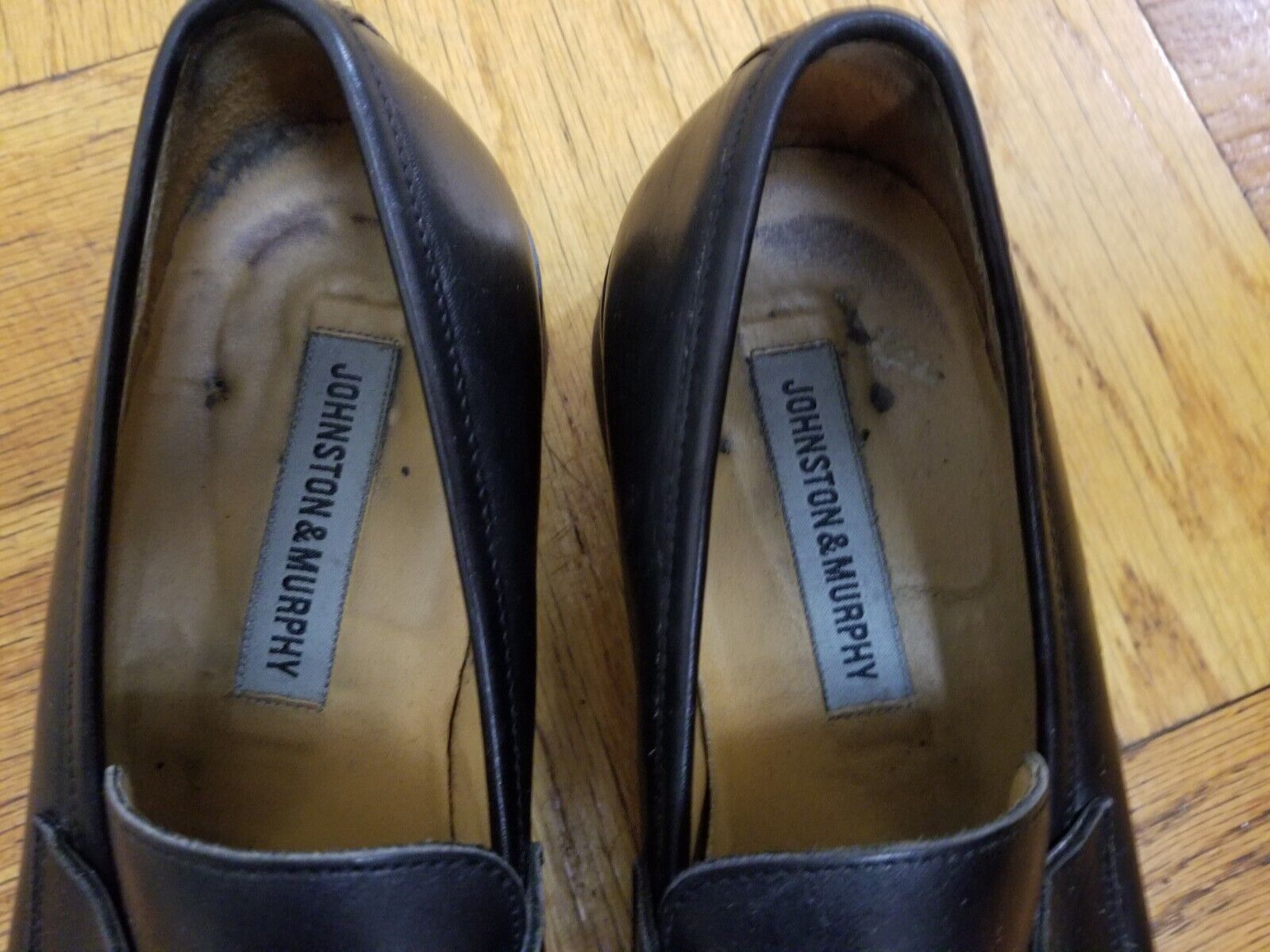 Johnston & Murphy Johnston & Murphy split toe black dress shoes Size US 9 / EU 42 - 7 Thumbnail