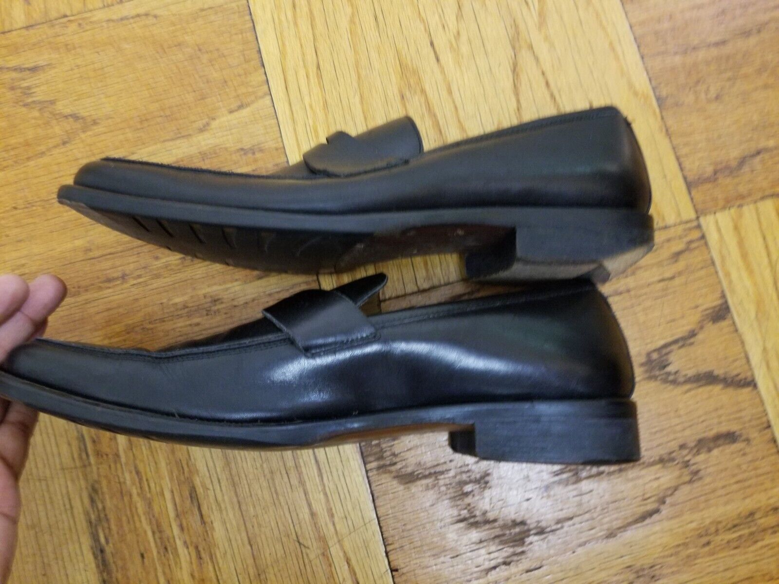 Johnston & Murphy Johnston & Murphy split toe black dress shoes Size US 9 / EU 42 - 3 Thumbnail