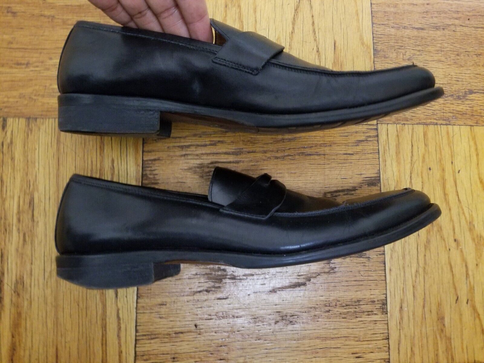 Johnston & Murphy Johnston & Murphy split toe black dress shoes Size US 9 / EU 42 - 4 Thumbnail
