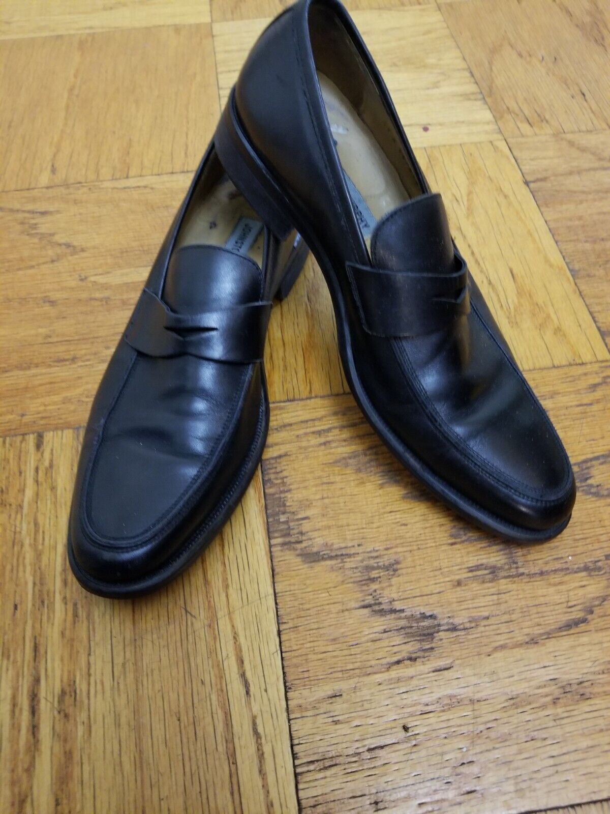 Johnston & Murphy Johnston & Murphy split toe black dress shoes Size US 9 / EU 42 - 1 Thumbnail