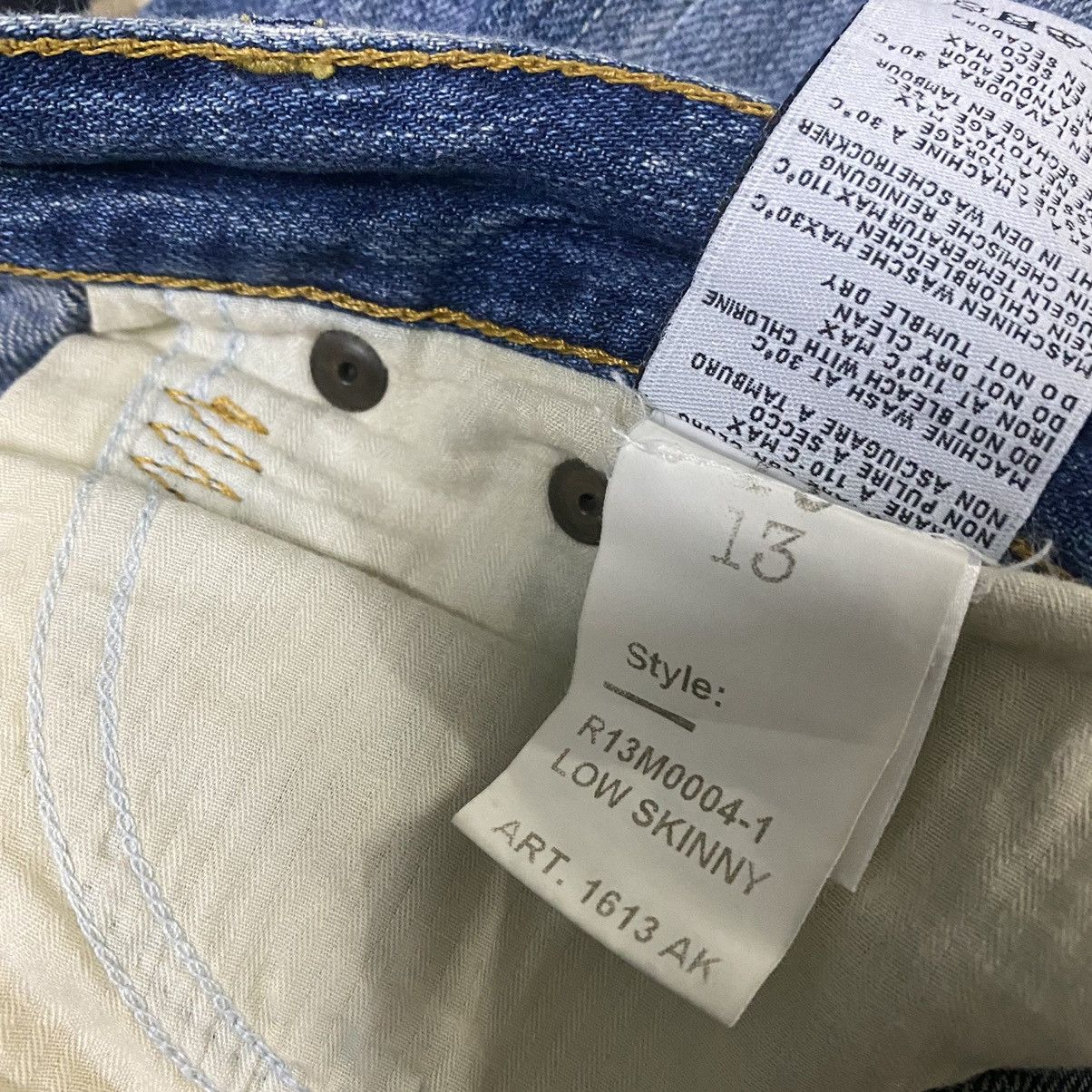 R13 R13 Low Skinny Jeans Size US 30 / EU 46 - 17 Thumbnail