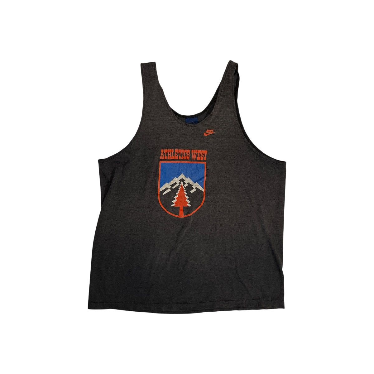80s Nike Athletics West Blue Tag Tank
