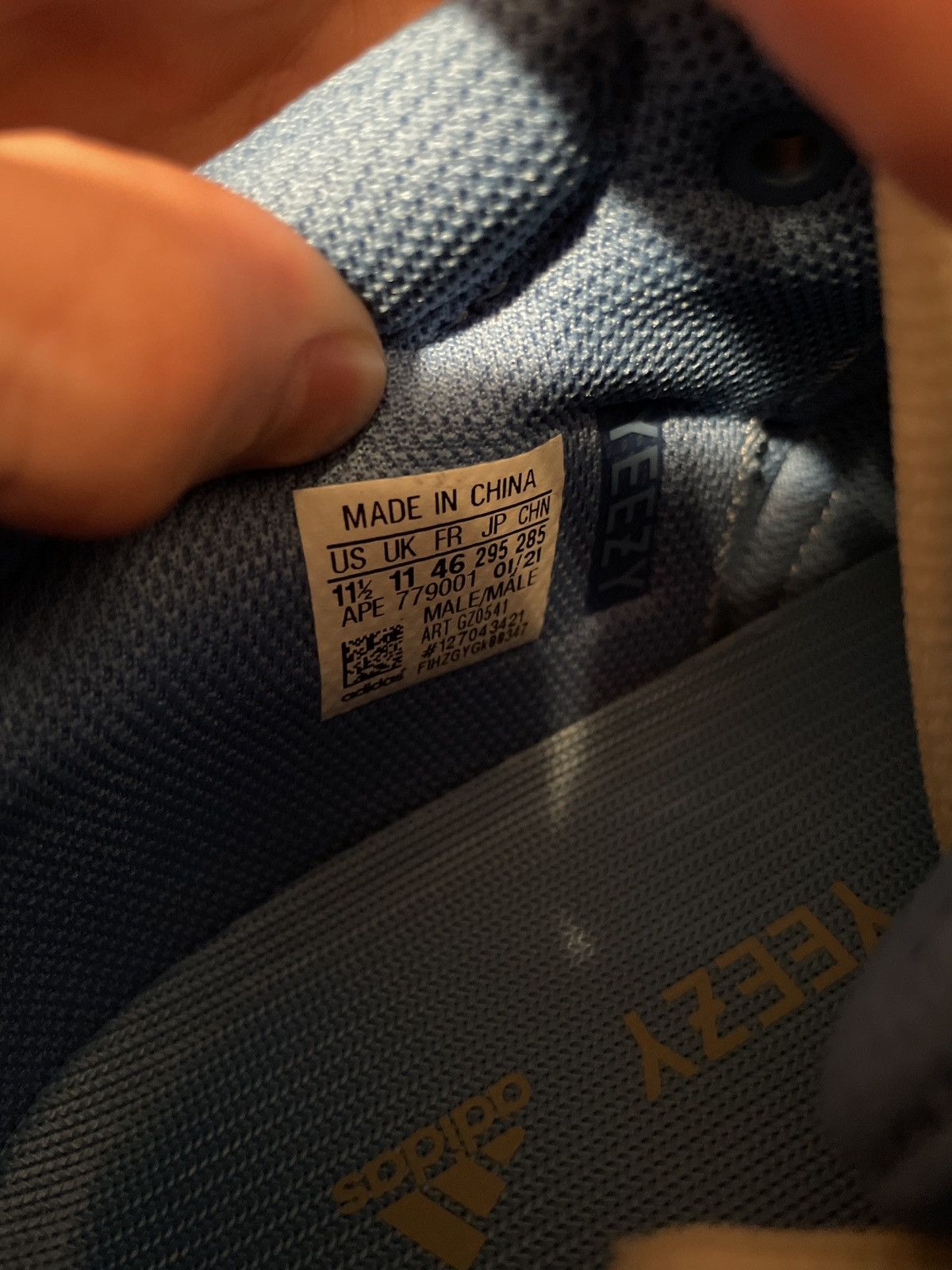 Adidas × Kanye West Yeezy 700 Bright Blue Size US 11.5 / EU 44-45 - 6 Thumbnail