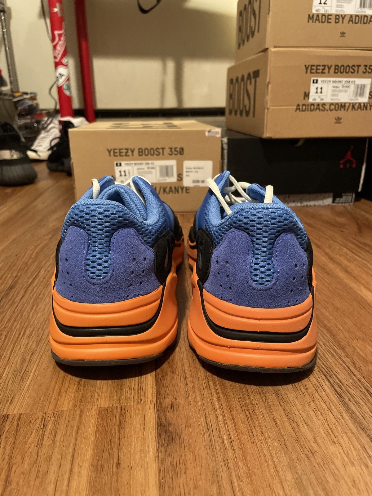 Adidas × Kanye West Yeezy 700 Bright Blue Size US 11.5 / EU 44-45 - 4 Thumbnail