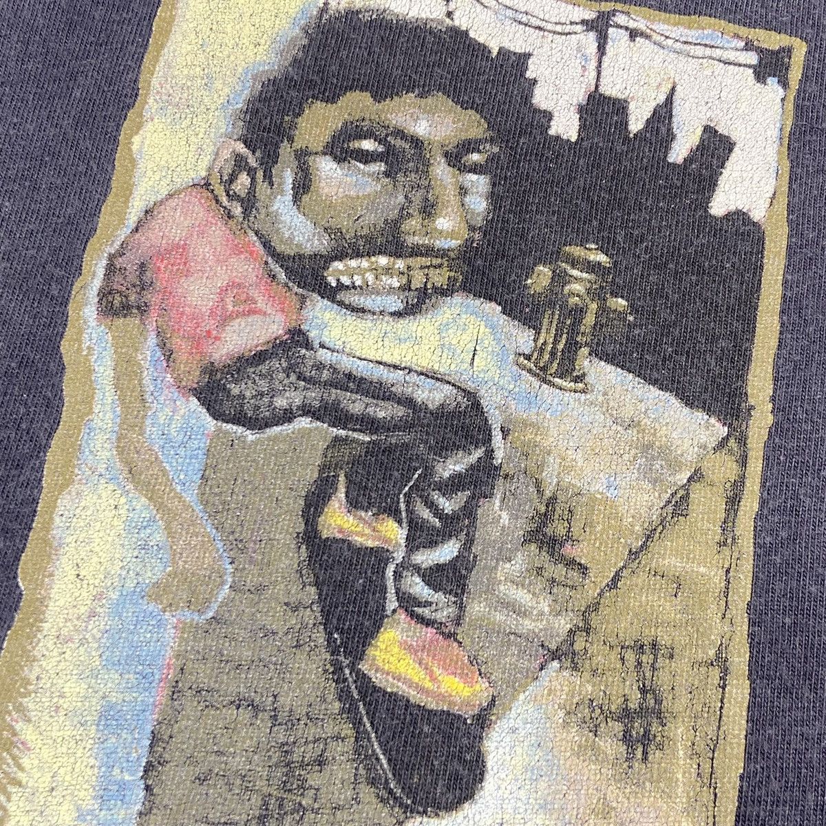 Quiksilver QUIKSILVER ARCHIVE 1990s RARE SUNFADED VINTAGE TEE - № 237 Size US L / EU 52-54 / 3 - 5 Thumbnail