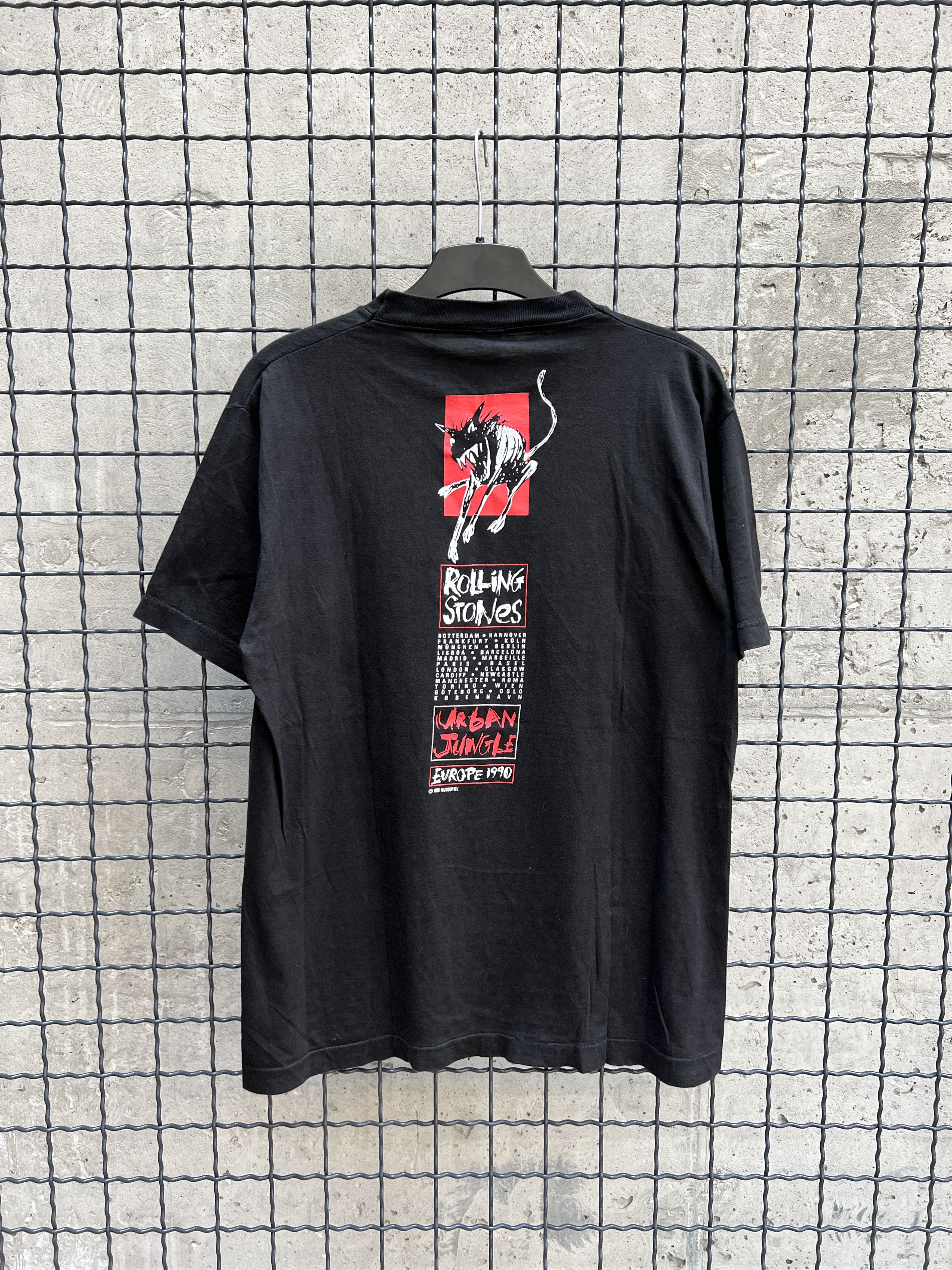 Band Tees Vintage 1989 Rolling Stones Rock Band Tour T-shirt Size US M / EU 48-50 / 2 - 2 Thumbnail