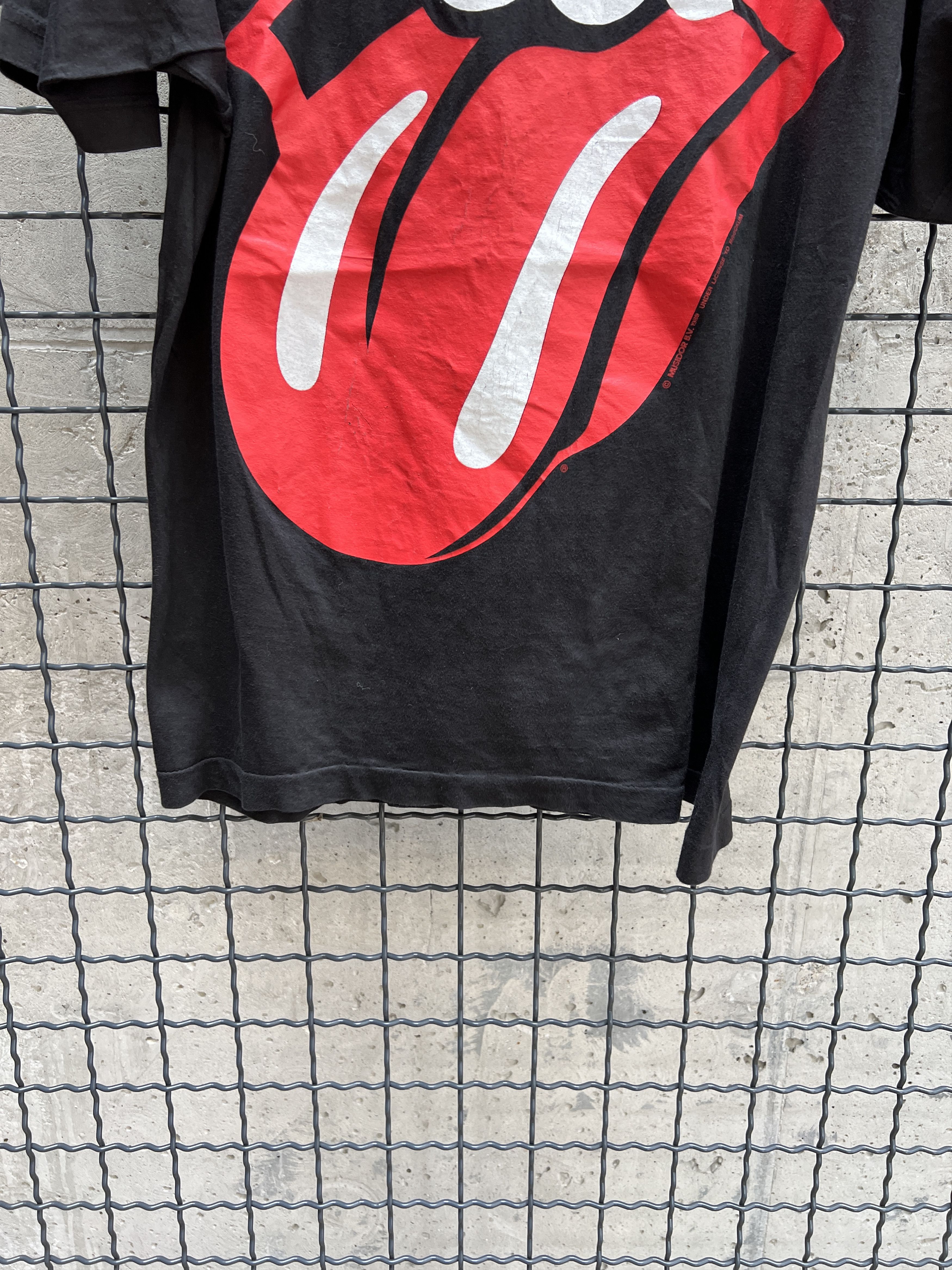 Band Tees Vintage 1989 Rolling Stones Rock Band Tour T-shirt Size US M / EU 48-50 / 2 - 9 Thumbnail
