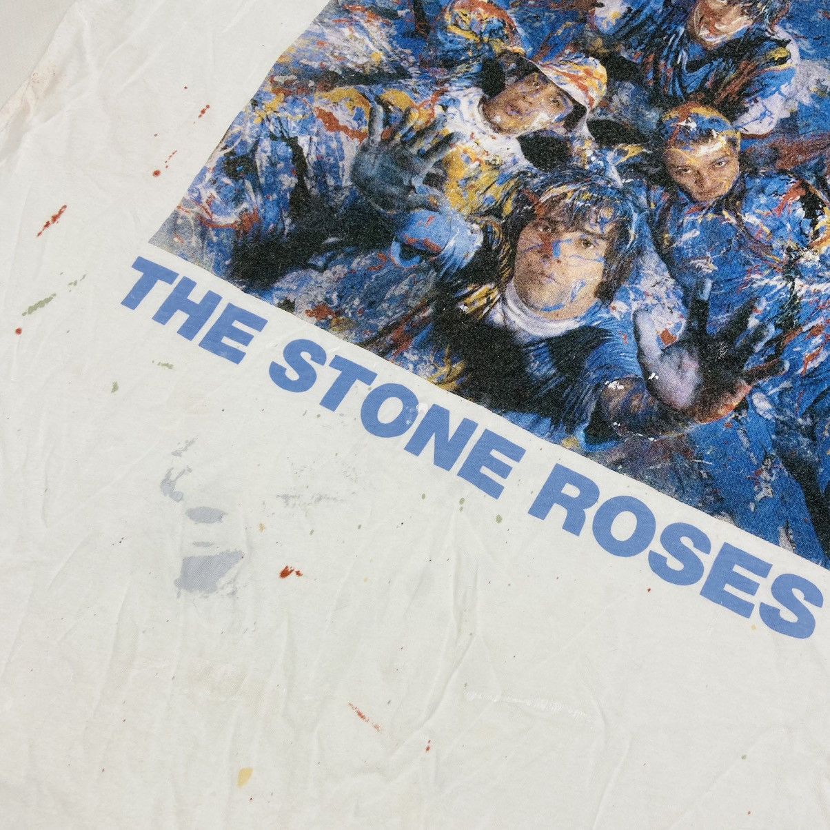 Band Tees STONE ROSES I WANNA BE ADORED RARE PAINTING ART TEE - № 239 Size US L / EU 52-54 / 3 - 6 Thumbnail