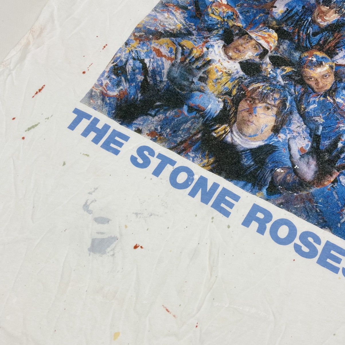 Band Tees STONE ROSES I WANNA BE ADORED RARE PAINTING ART TEE - № 239 Size US L / EU 52-54 / 3 - 5 Thumbnail