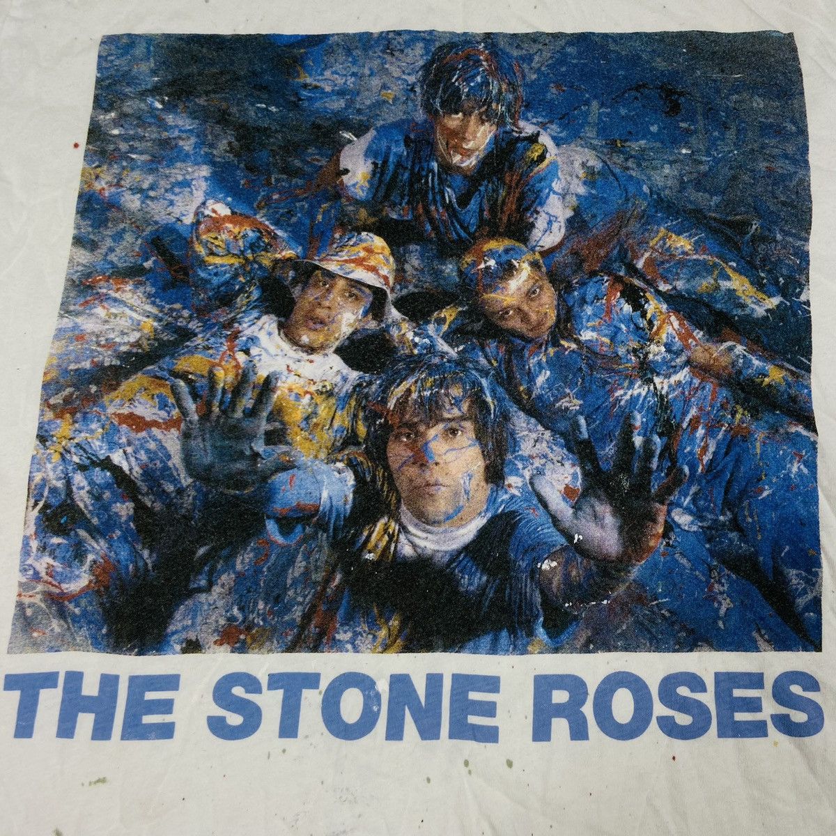 Band Tees STONE ROSES I WANNA BE ADORED RARE PAINTING ART TEE - № 239 Size US L / EU 52-54 / 3 - 3 Thumbnail