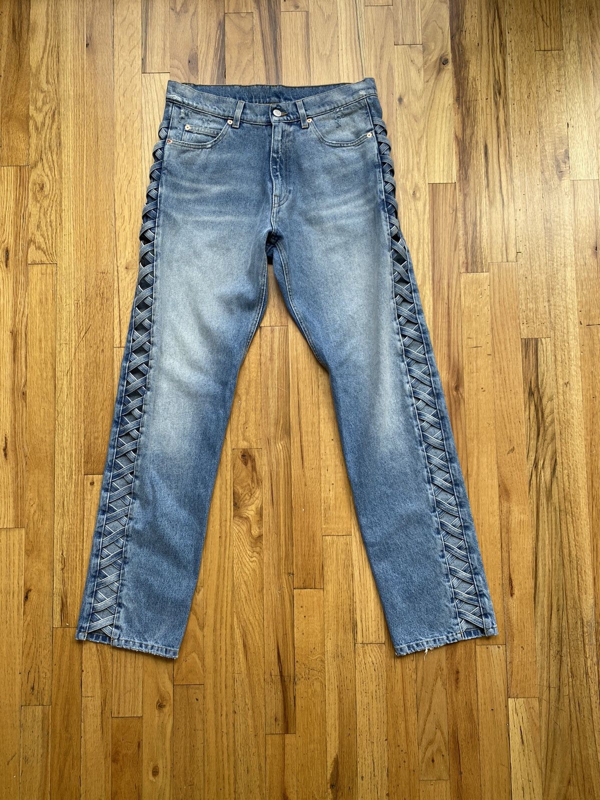 Martine Rose Martine Rose Cross Hatch Denim | Grailed
