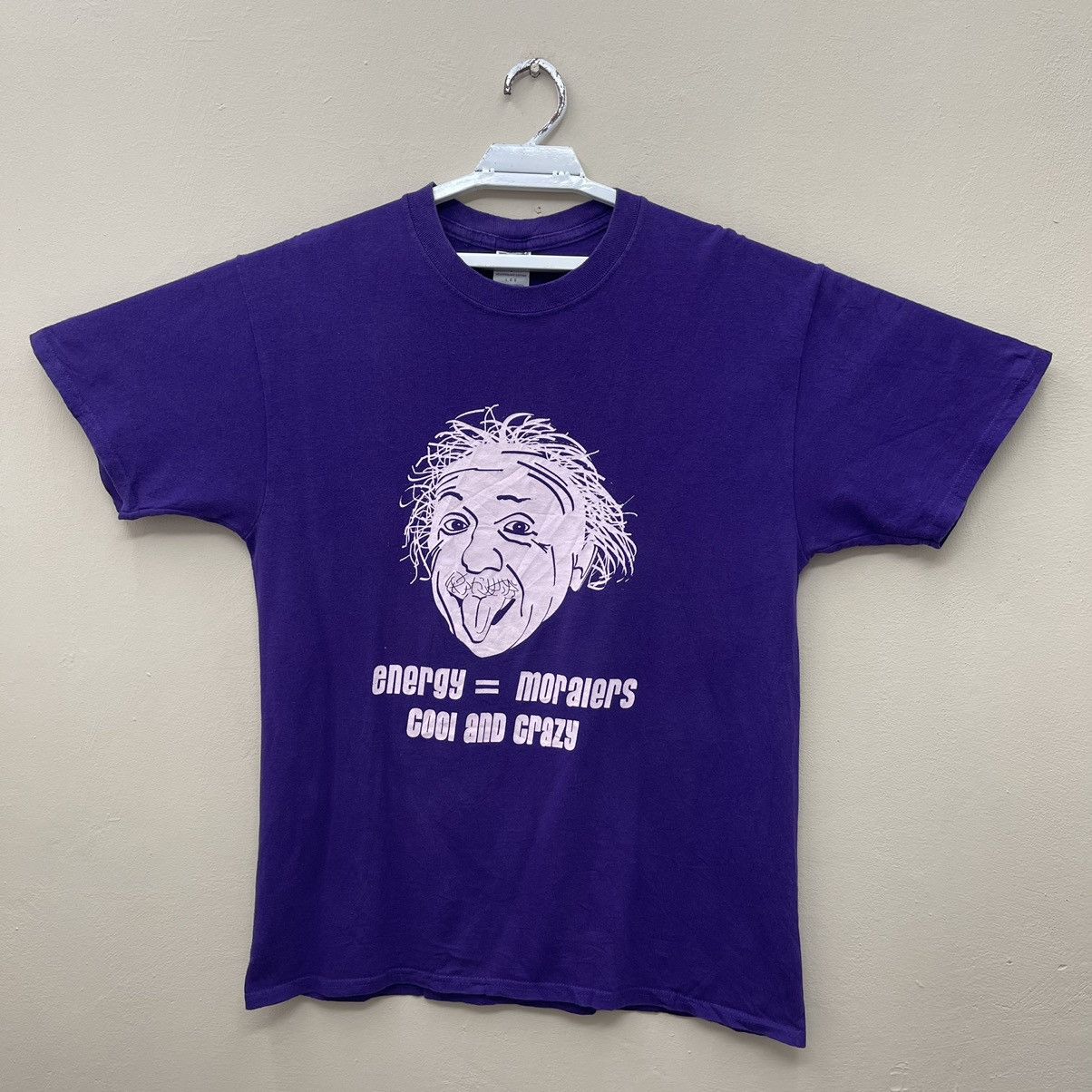 Beauty Beast × Vintage Vintage Y2K Albert Einstein Theory Of Relativity Size US L / EU 52-54 / 3 - 1 Thumbnail