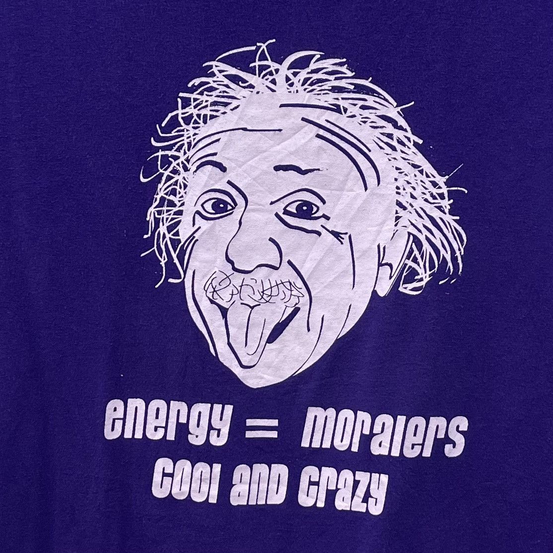 Beauty Beast × Vintage Vintage Y2K Albert Einstein Theory Of Relativity Size US L / EU 52-54 / 3 - 2 Thumbnail