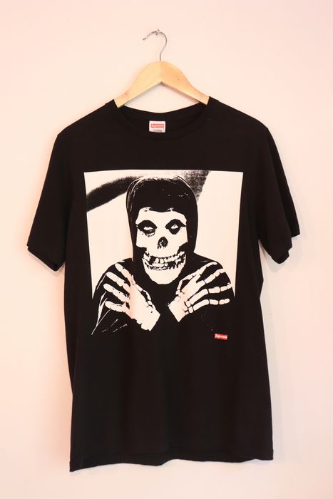 Supreme New Small Supreme Misfits Crimson Ghost Tee Black SS13