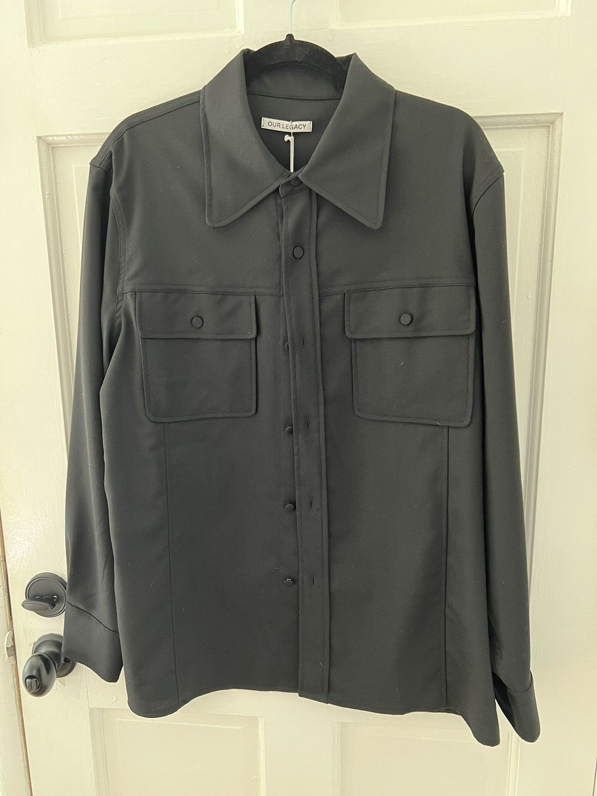 OUR LEGACY SOUL FRONTIER SHIRT ブラック 48 Our Legacy SOUL FRONTIERE SHIRT BNWT | Grailed